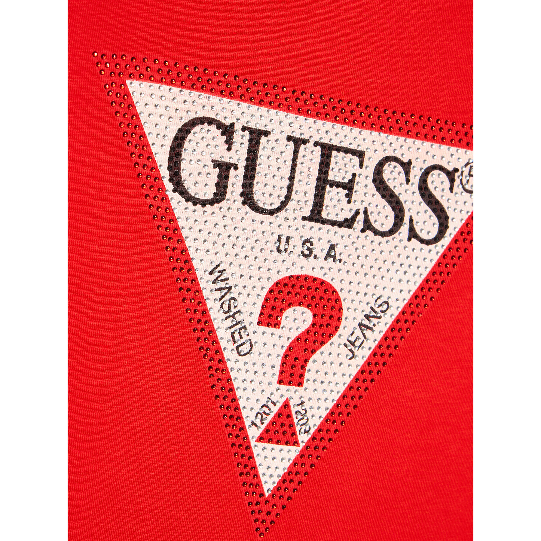 Guess Тишърт J2YI51 K6YW1 Червен Regular Fit - Pepit.bg