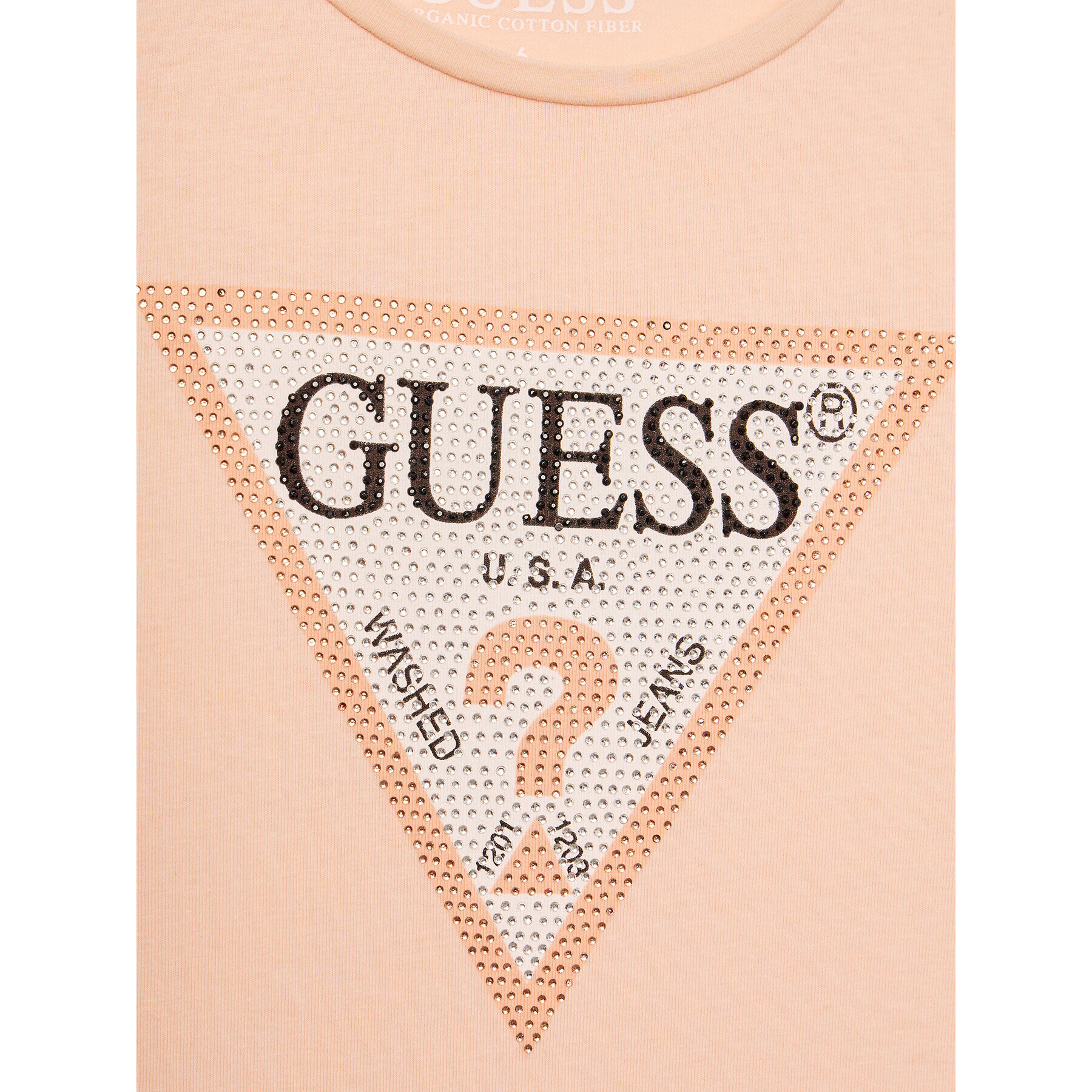 Guess Тишърт J2YI51 K6YW1 Розов Regular Fit - Pepit.bg