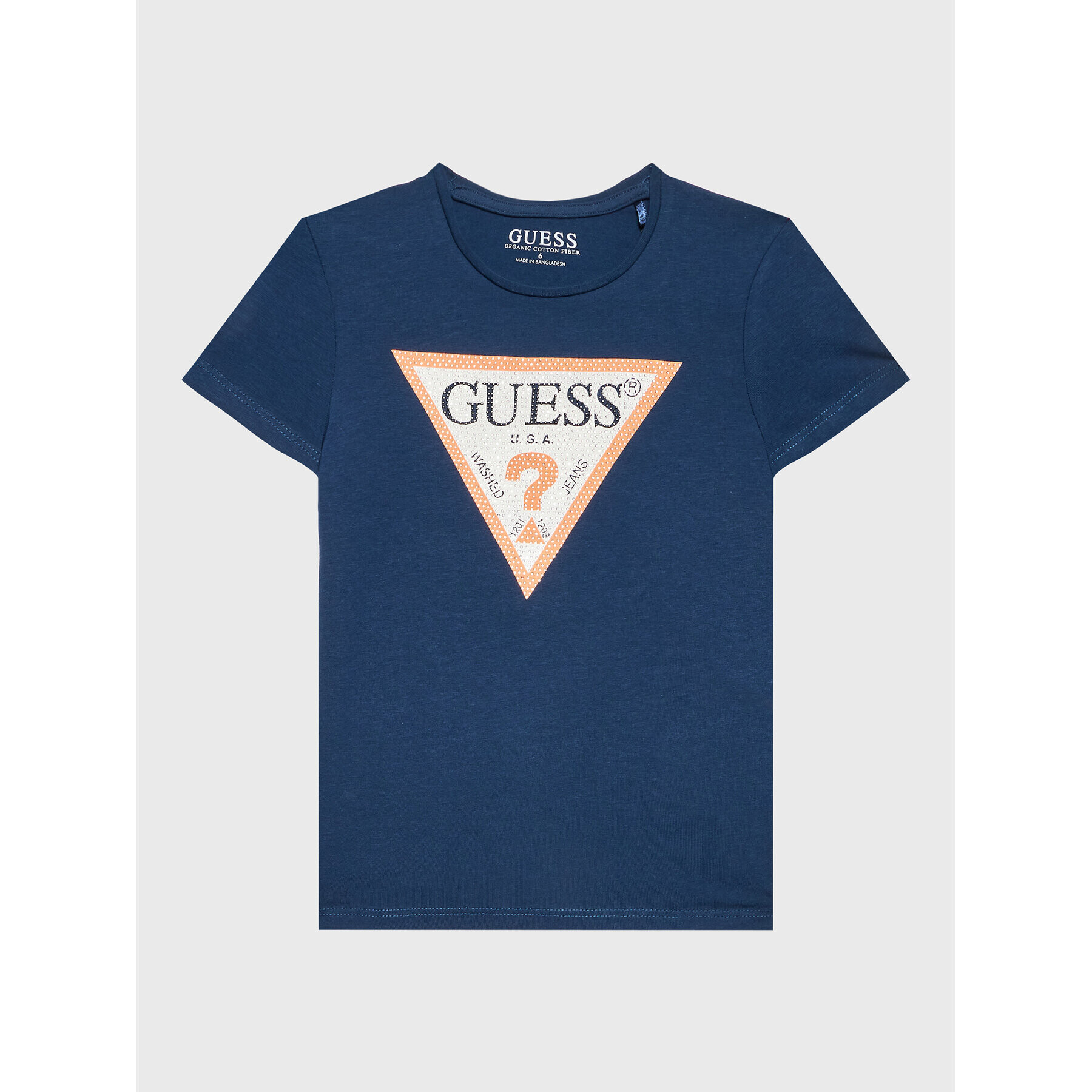 Guess Тишърт J2YI51 K6YW1 Тъмносин Regular Fit - Pepit.bg