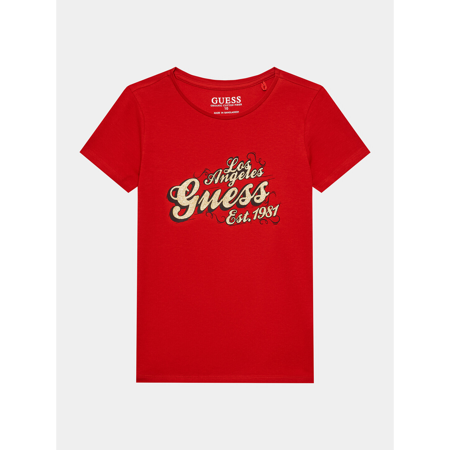 Guess Тишърт J3BI03 J1314 Червен Regular Fit - Pepit.bg