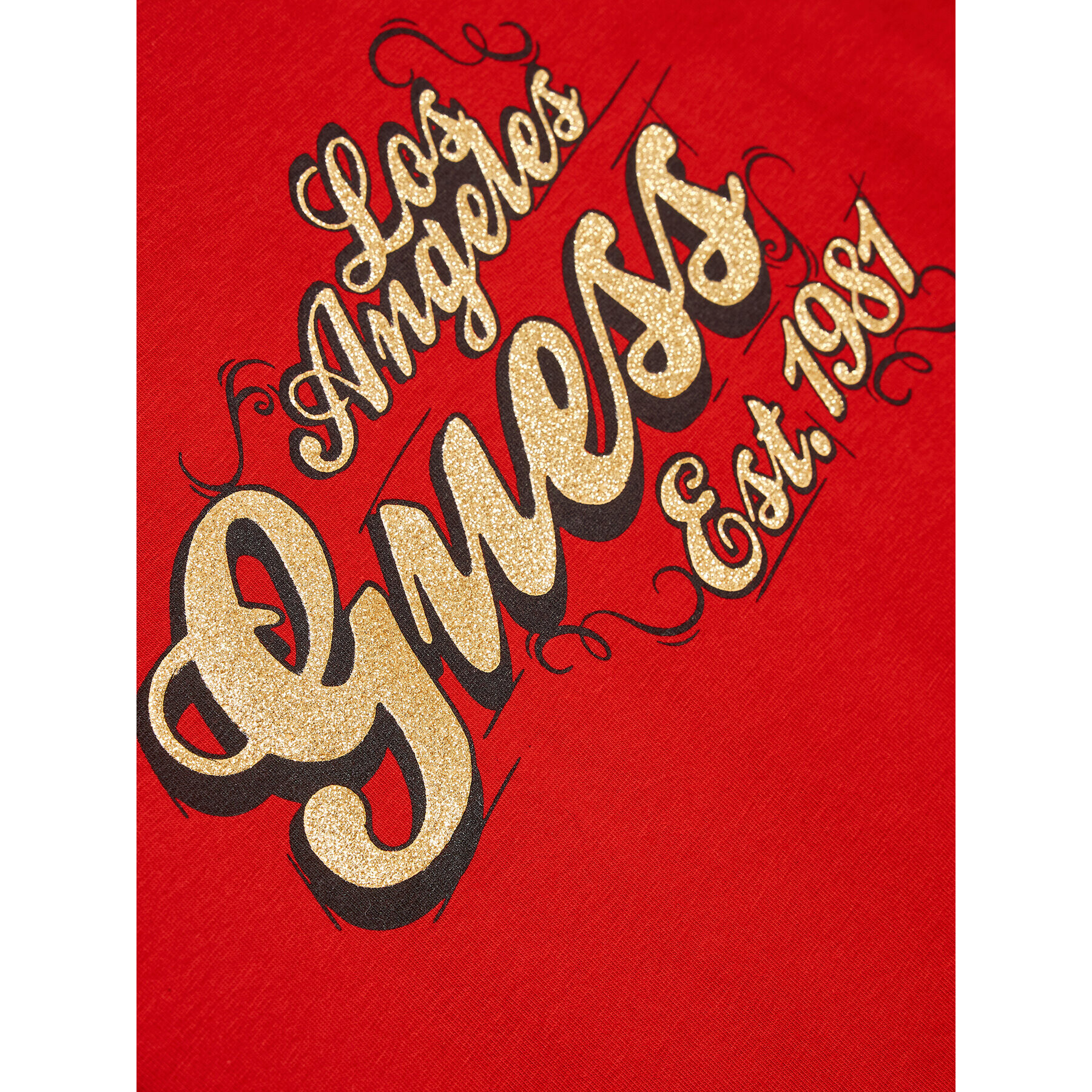 Guess Тишърт J3BI03 J1314 Червен Regular Fit - Pepit.bg