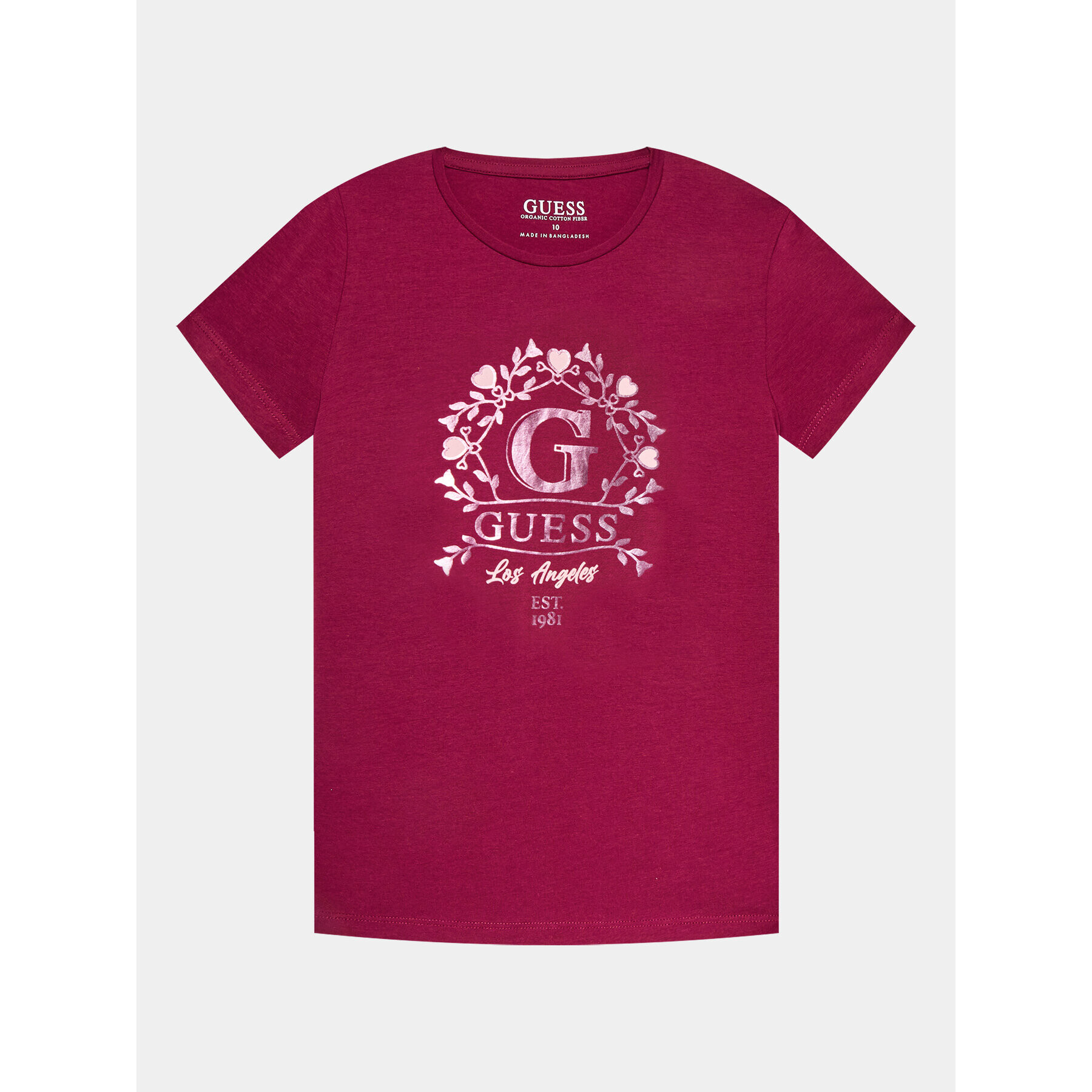 Guess Тишърт J3BI17 J1314 Виолетов Regular Fit - Pepit.bg
