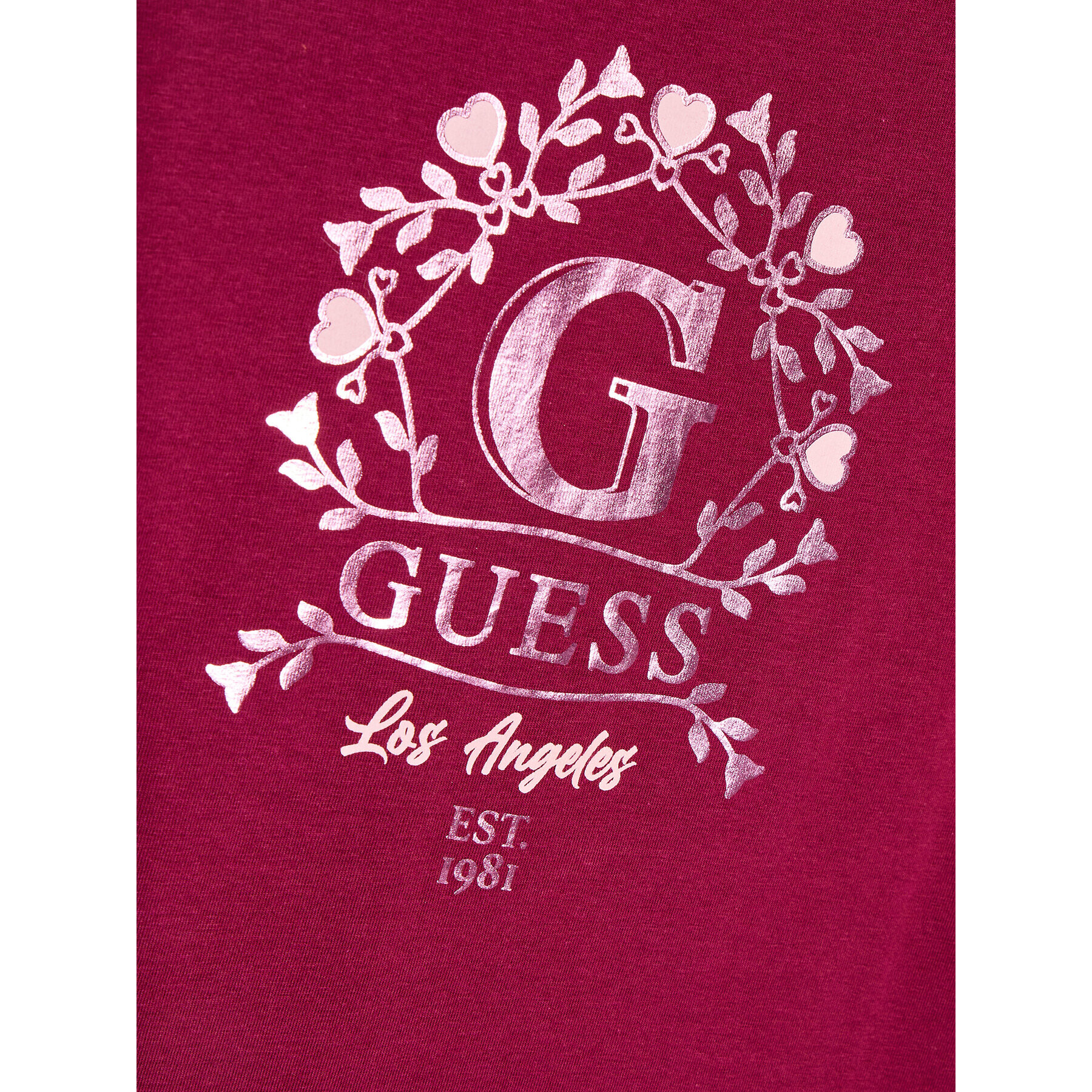 Guess Тишърт J3BI17 J1314 Виолетов Regular Fit - Pepit.bg