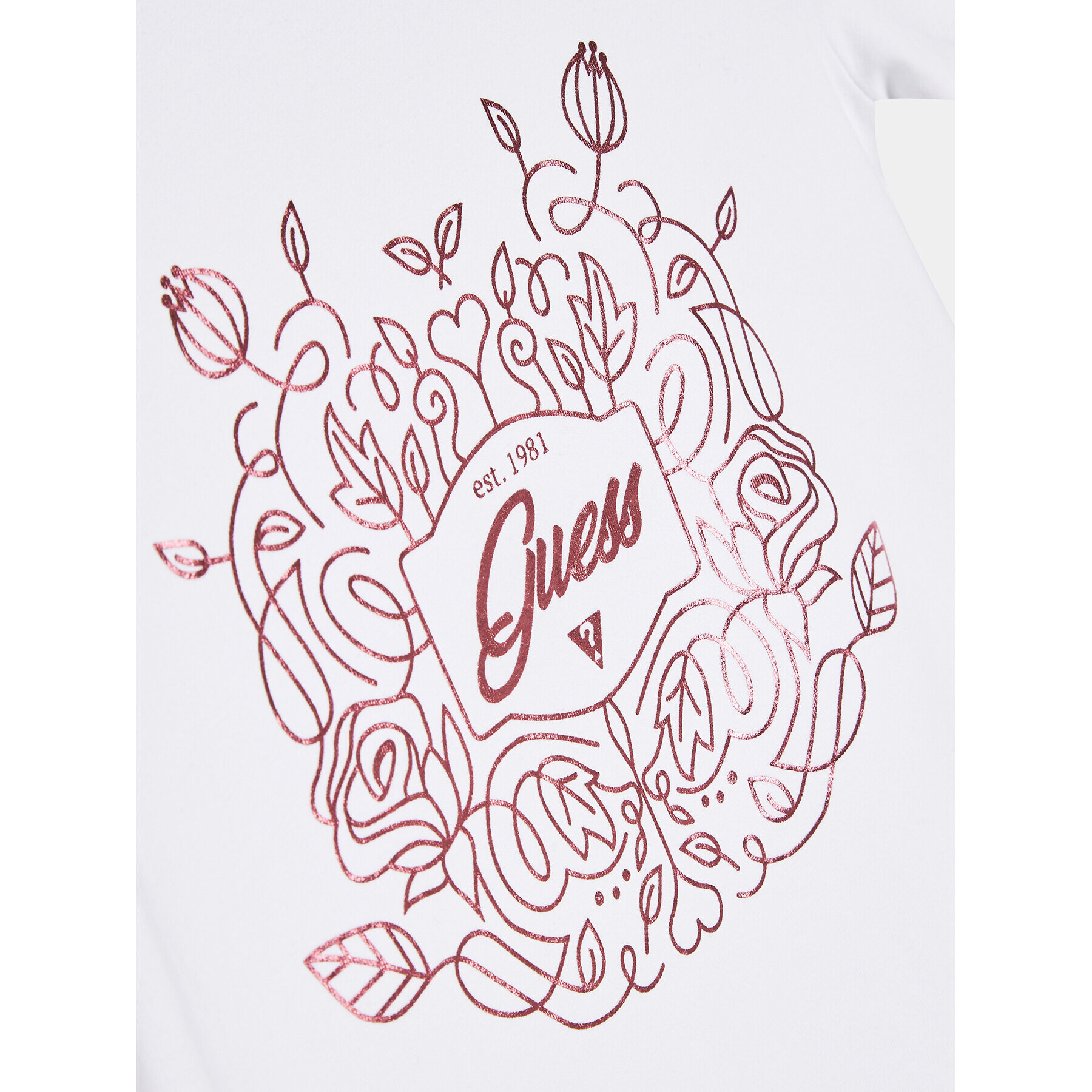 Guess Тишърт J3GI20 K6YW1 Бял Regular Fit - Pepit.bg