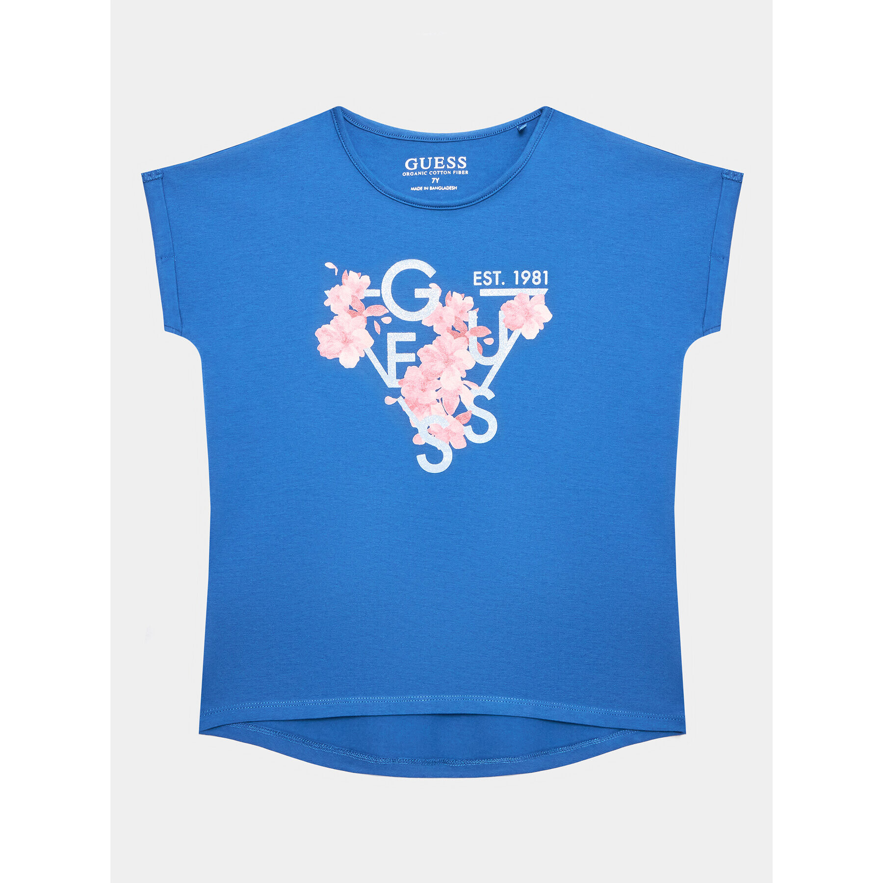 Guess Тишърт J3GI21 K6YW1 Син Regular Fit - Pepit.bg