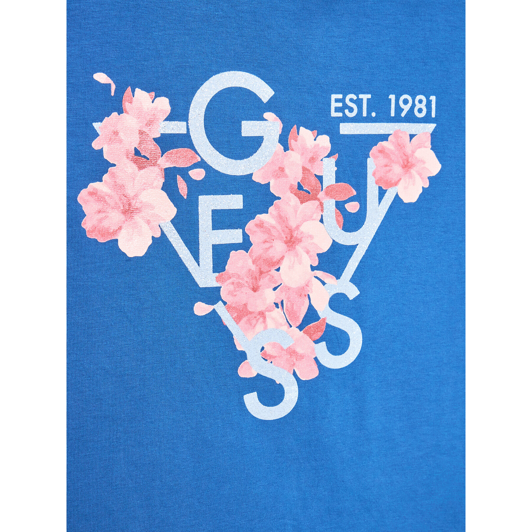 Guess Тишърт J3GI21 K6YW1 Син Regular Fit - Pepit.bg