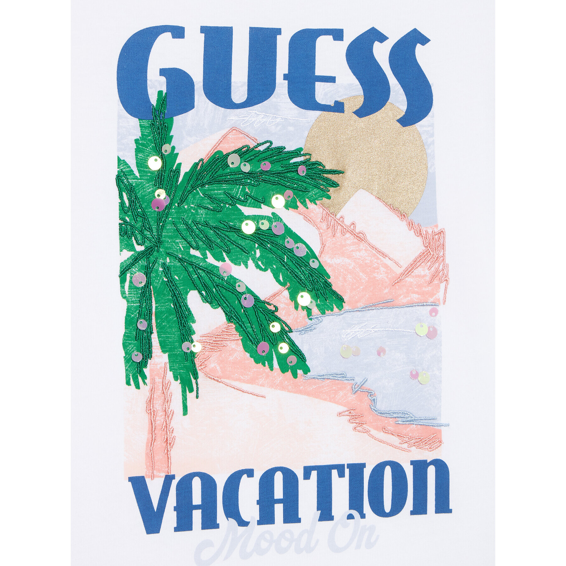 Guess Тишърт J3GI26 K8HM0 Бял Regular Fit - Pepit.bg