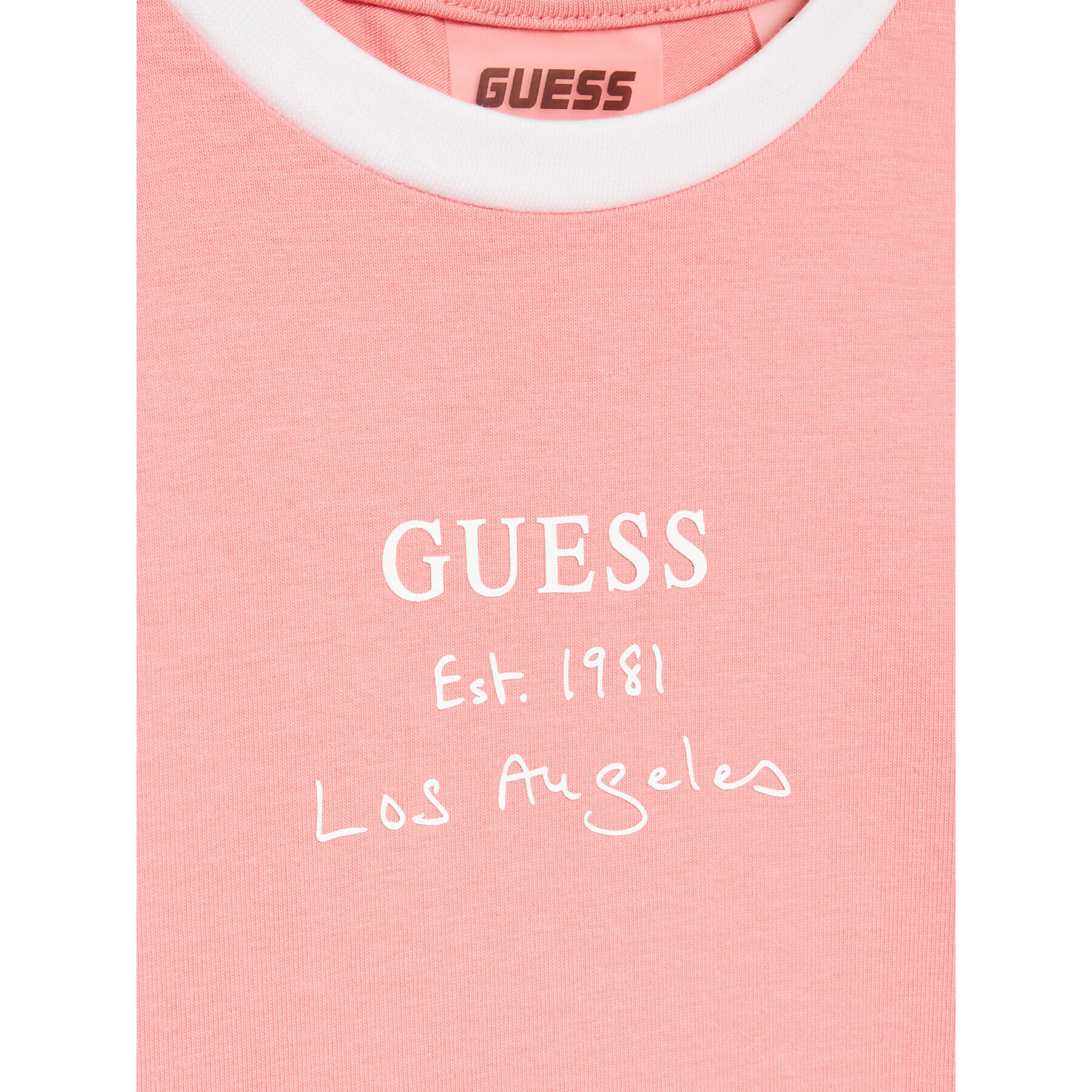Guess Тишърт J3GI29 KBNW0 Розов Regular Fit - Pepit.bg