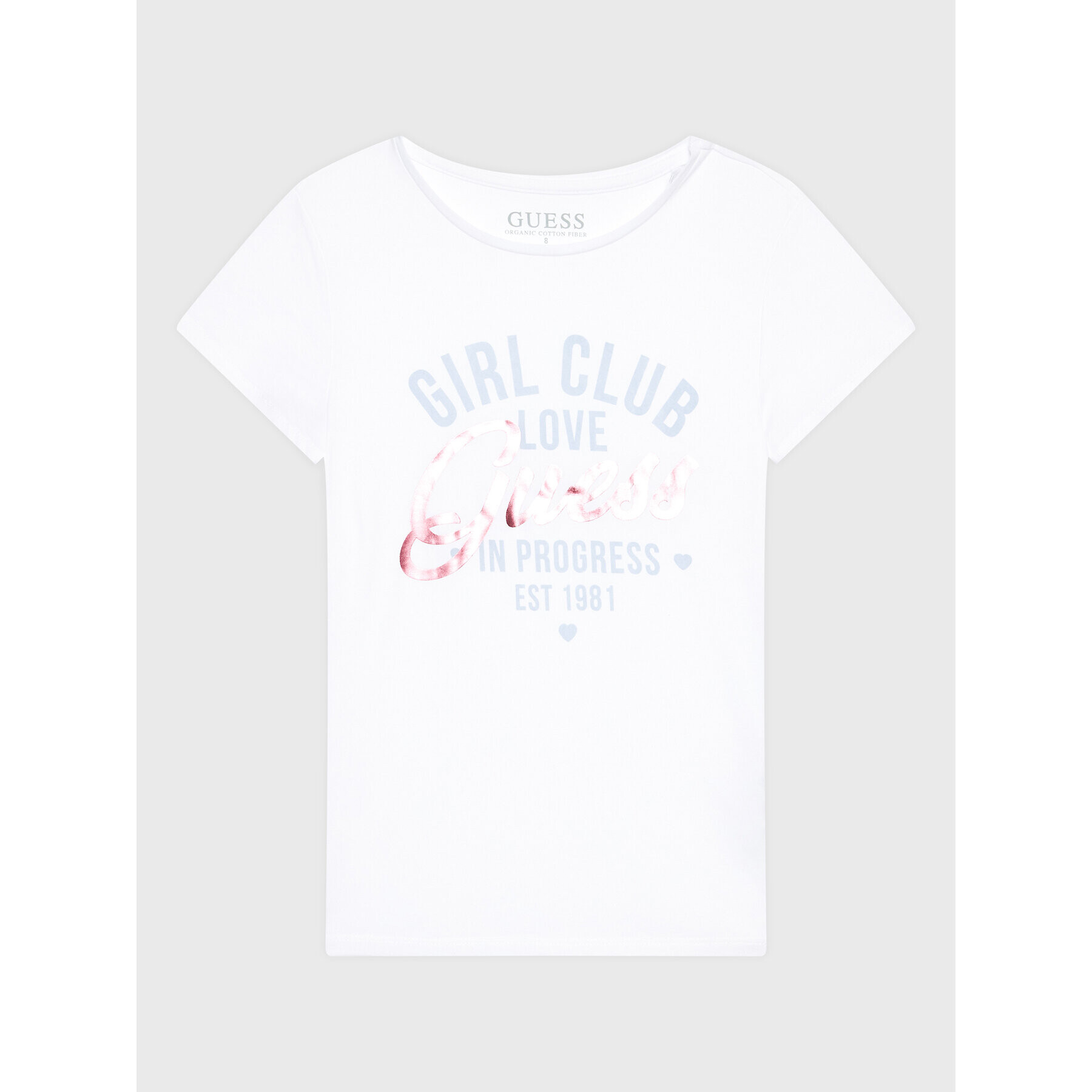 Guess Тишърт J3RI26 K6YW1 Бял Regular Fit - Pepit.bg
