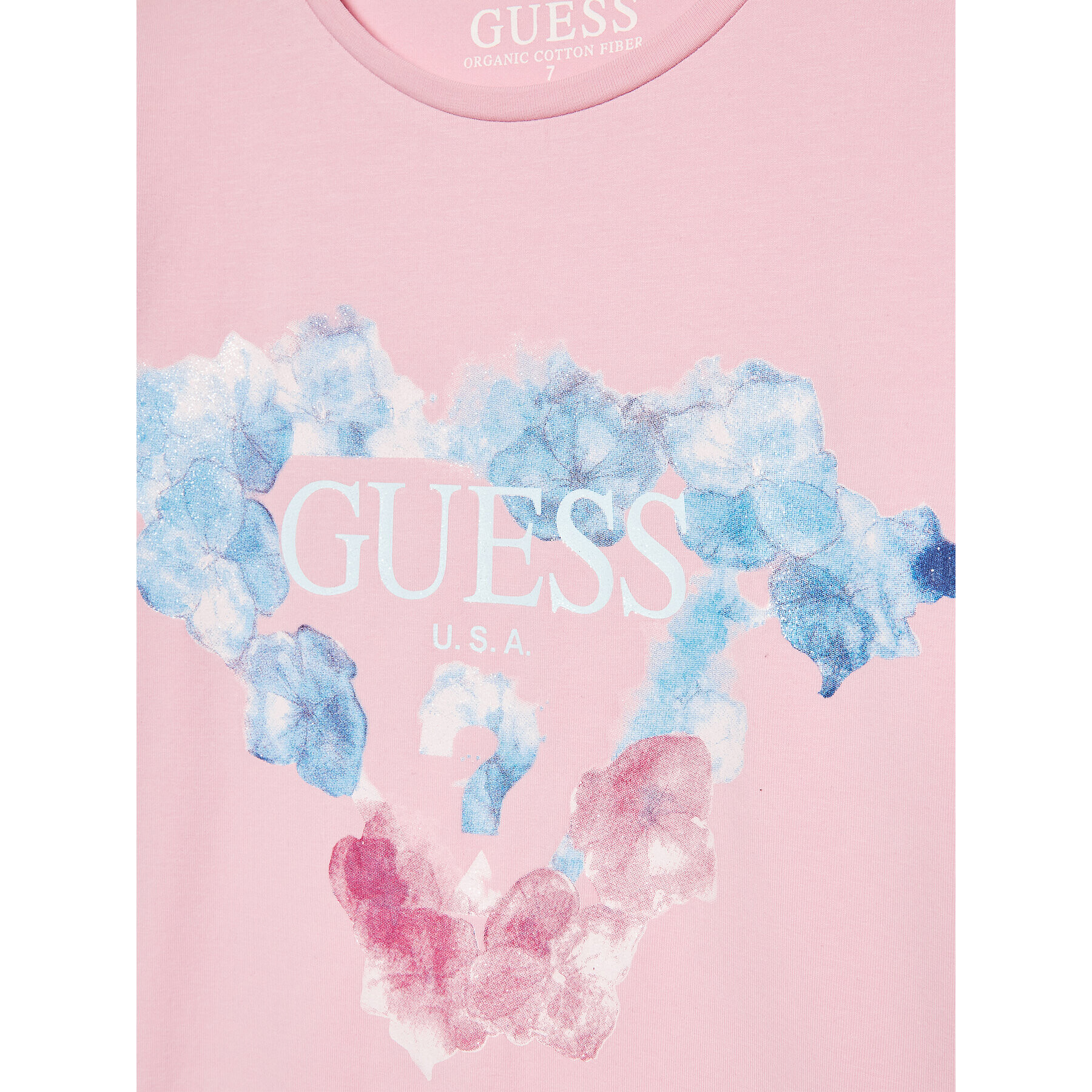 Guess Тишърт J3RI28 K6YW1 Виолетов Regular Fit - Pepit.bg