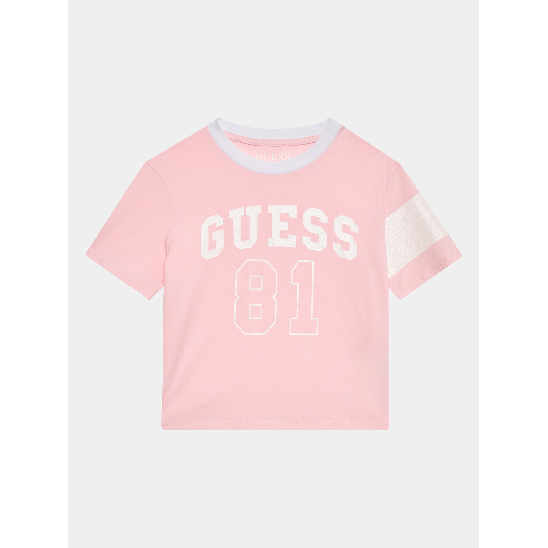 Guess Тишърт J3YI07 K8HM4 Розов Regular Fit - Pepit.bg