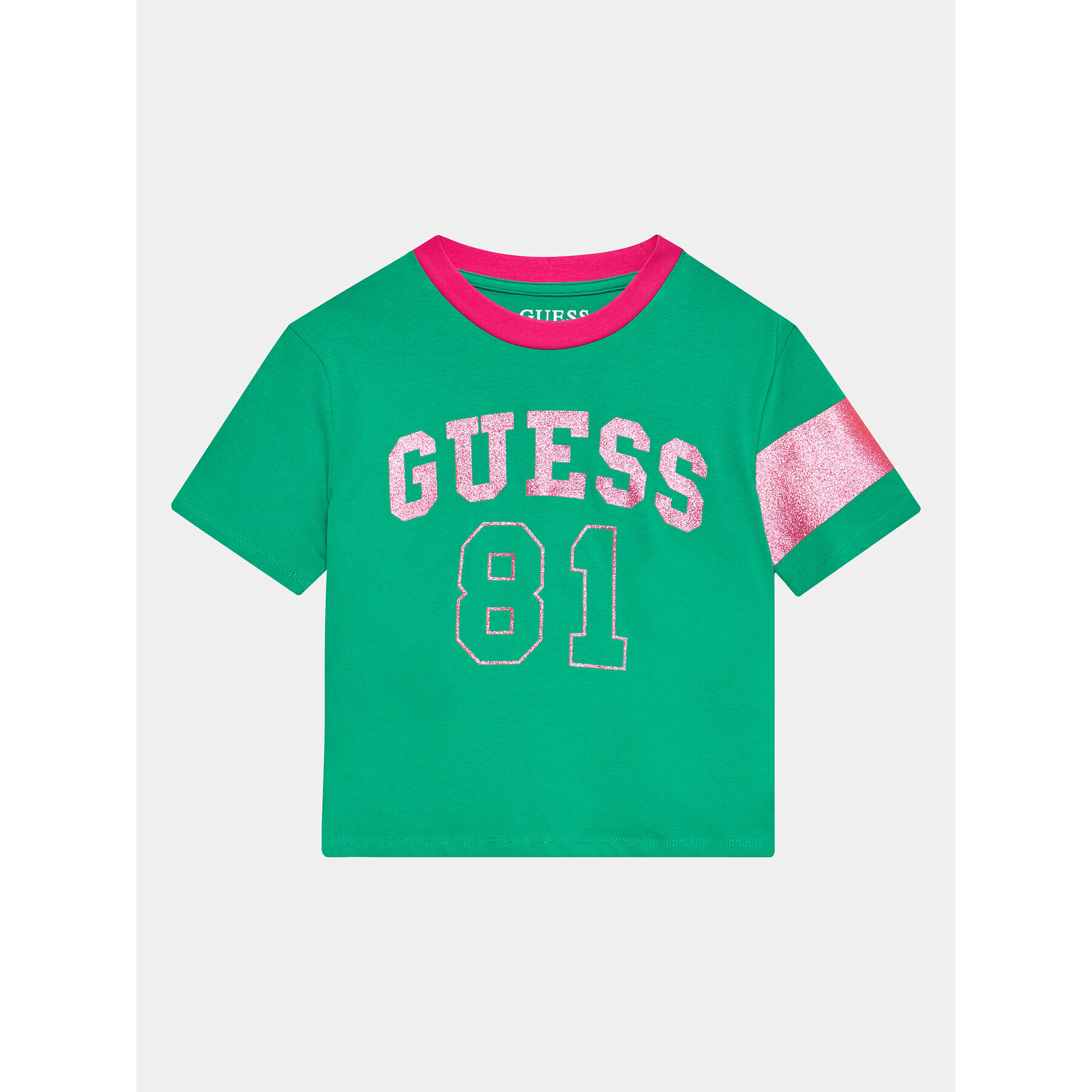 Guess Тишърт J3YI07 K8HM4 Зелен Regular Fit - Pepit.bg