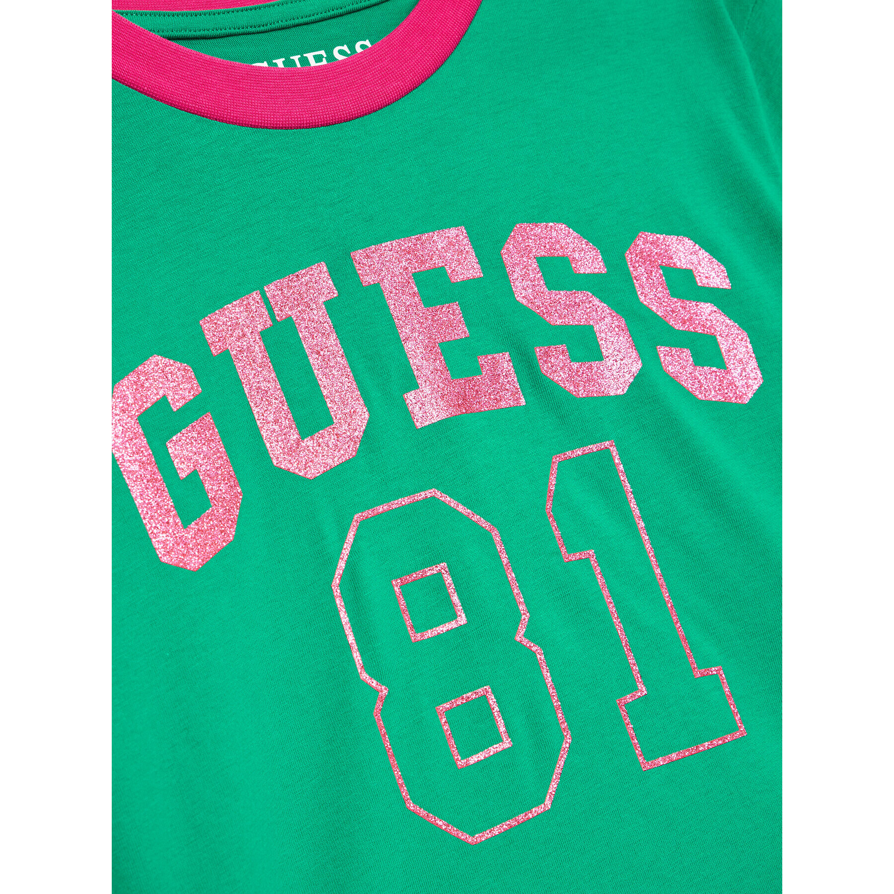 Guess Тишърт J3YI07 K8HM4 Зелен Regular Fit - Pepit.bg