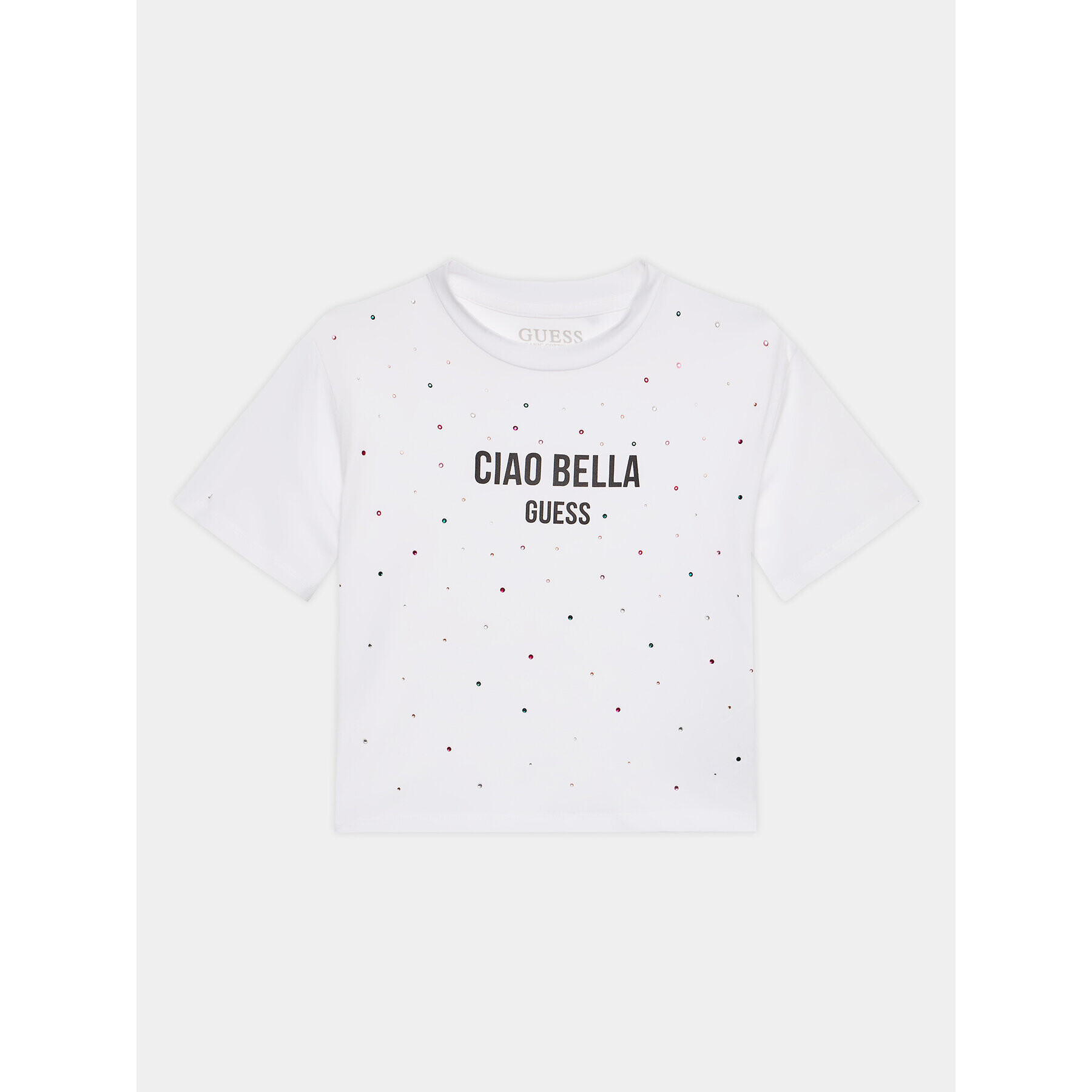 Guess Тишърт J3YI08 K6YW1 Бял Regular Fit - Pepit.bg