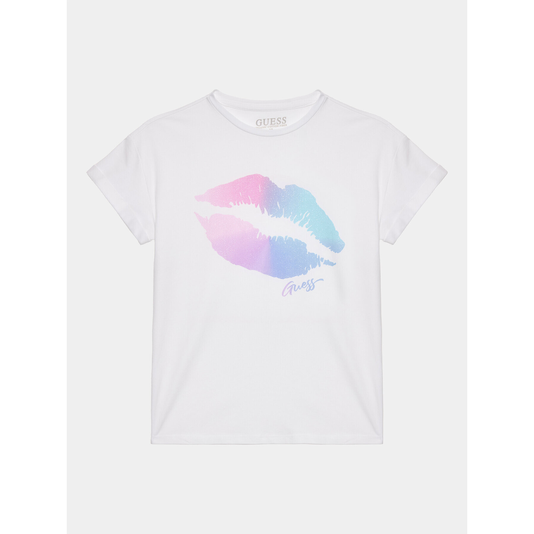 Guess Тишърт J3YI09 K6YW1 Бял Regular Fit - Pepit.bg