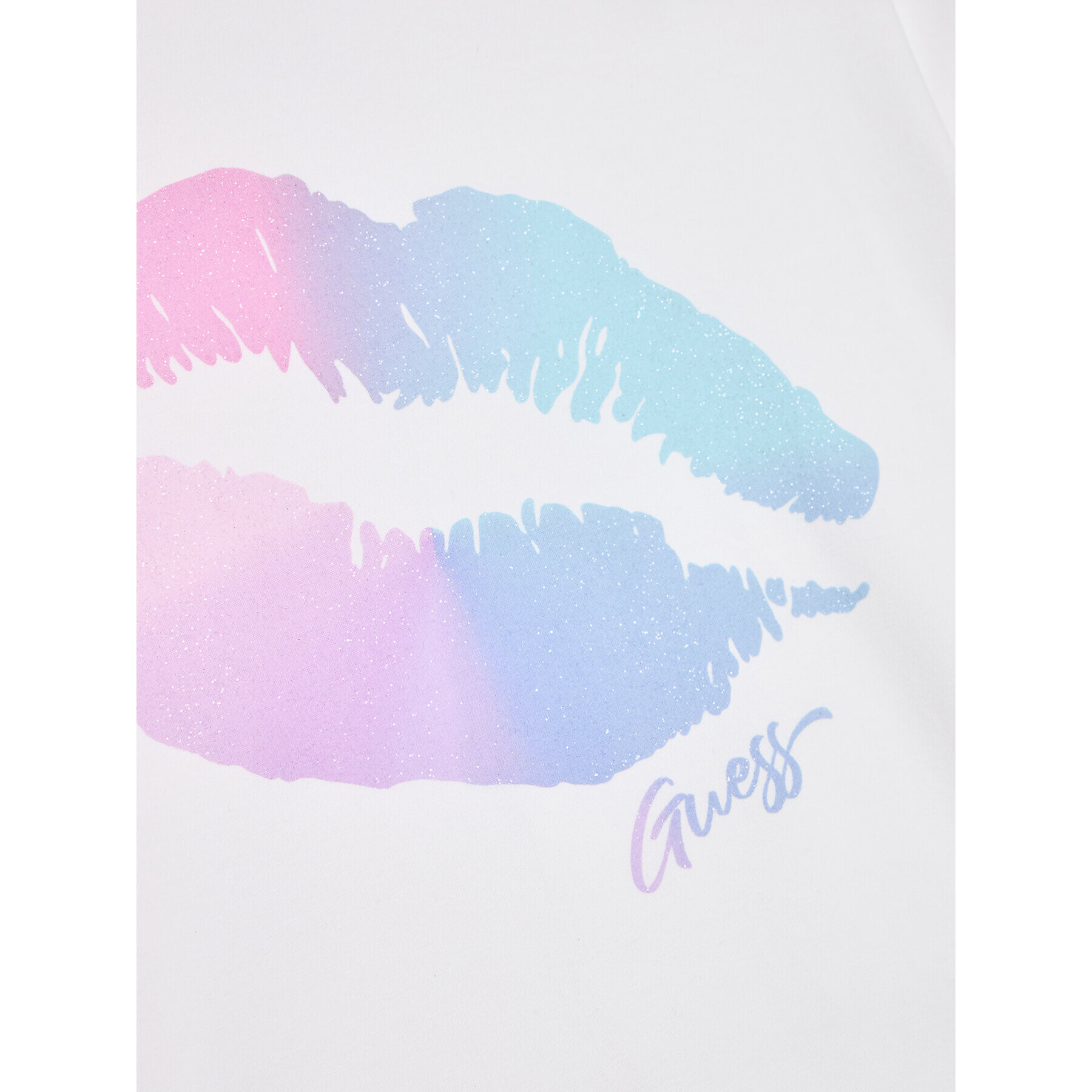 Guess Тишърт J3YI09 K6YW1 Бял Regular Fit - Pepit.bg