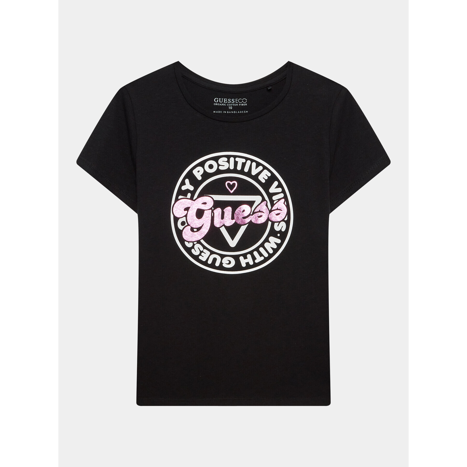 Guess Тишърт J3YI12 K6YW4 Черен Regular Fit - Pepit.bg