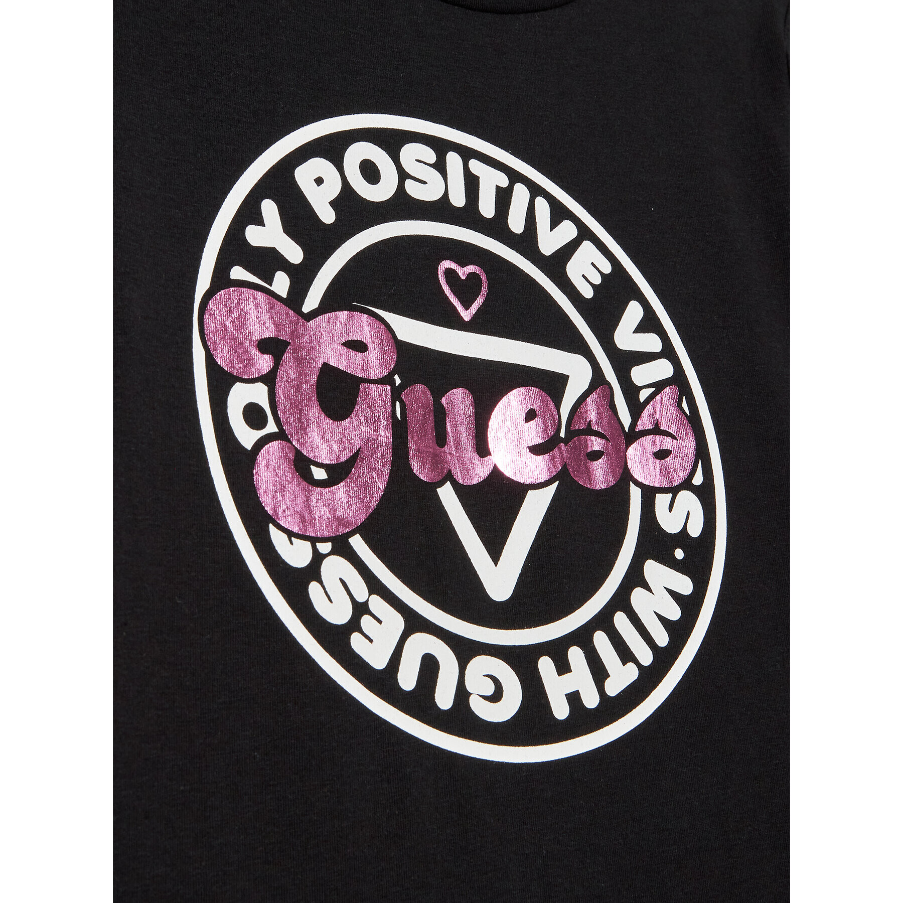 Guess Тишърт J3YI12 K6YW4 Черен Regular Fit - Pepit.bg