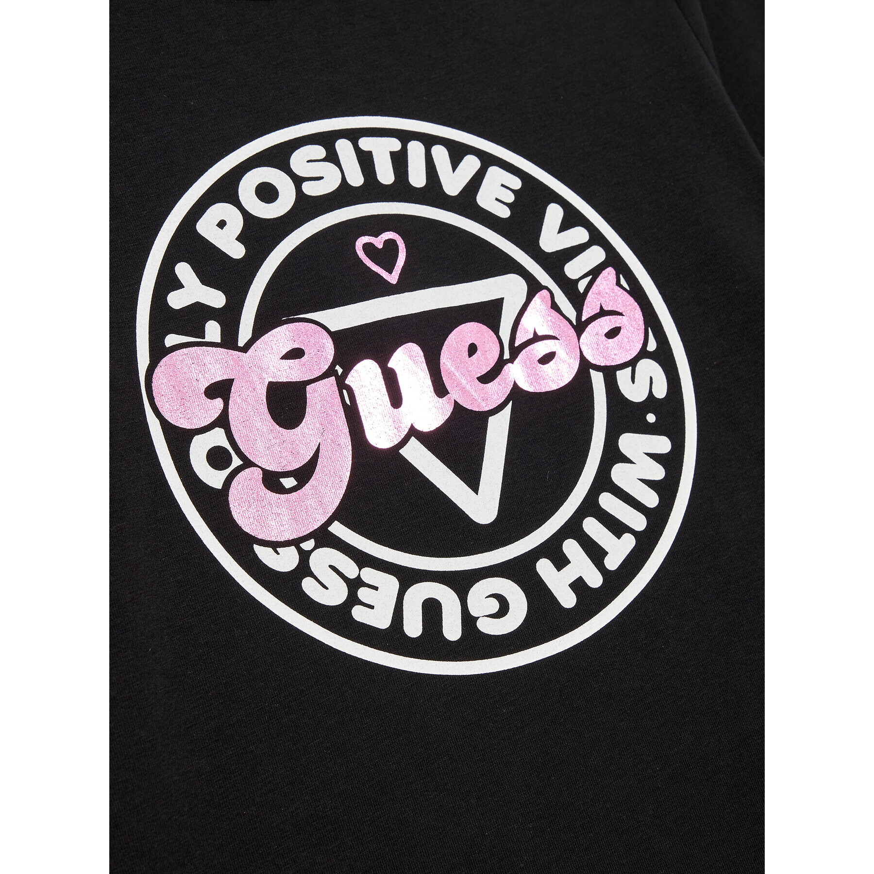 Guess Тишърт J3YI13 K6YW4 Черен Regular Fit - Pepit.bg