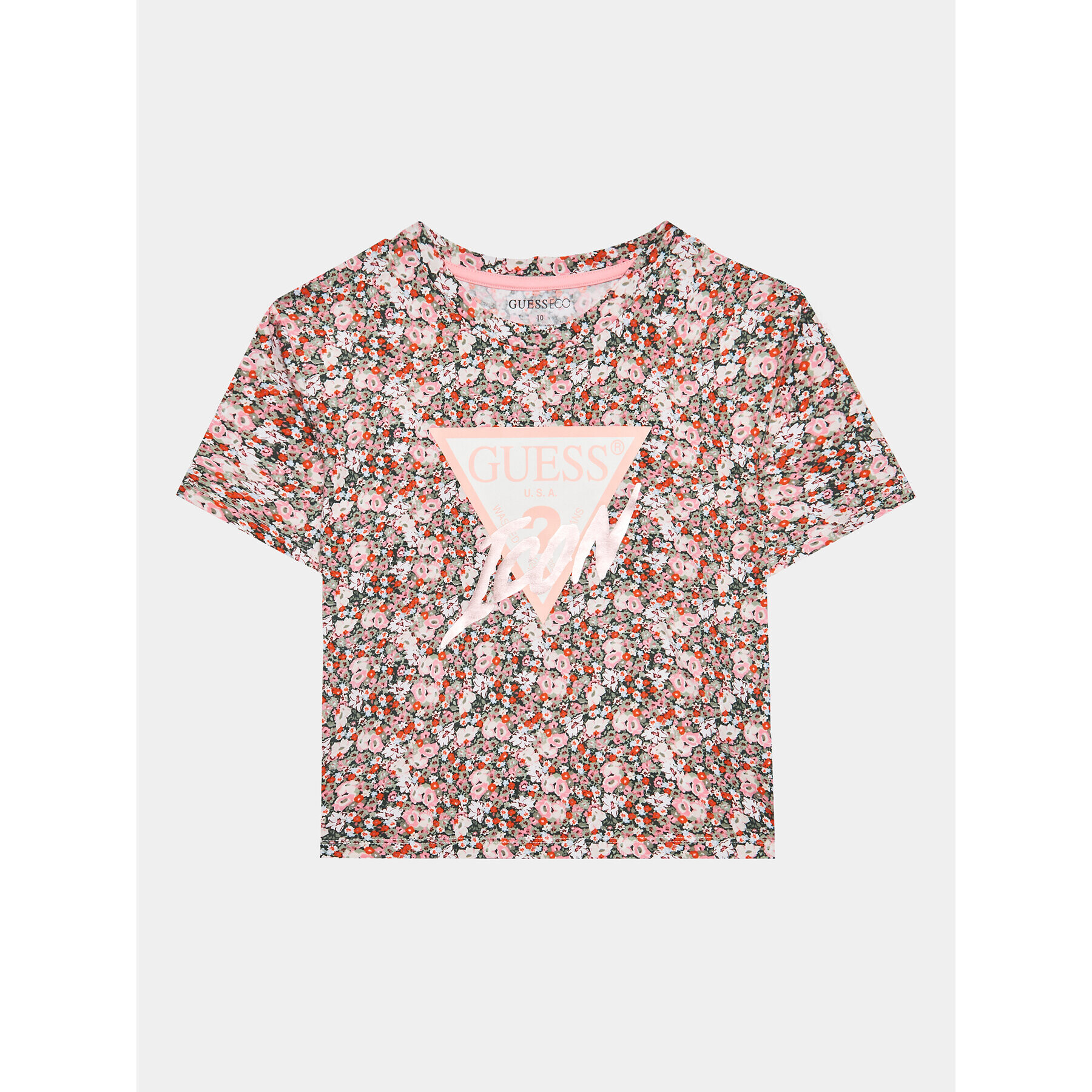 Guess Тишърт J3YI17 K6YW3 Цветен Boxy Fit - Pepit.bg