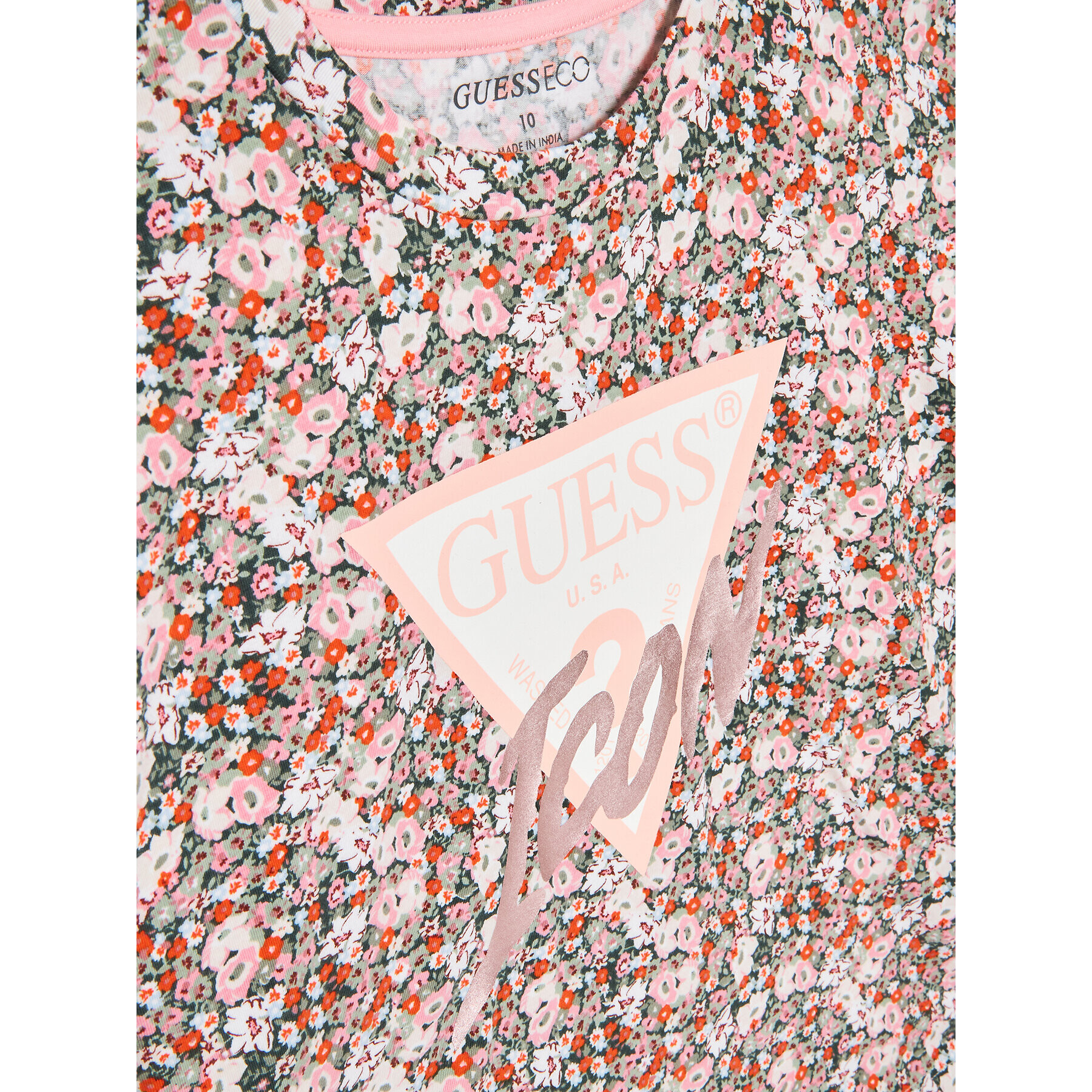 Guess Тишърт J3YI17 K6YW3 Цветен Boxy Fit - Pepit.bg
