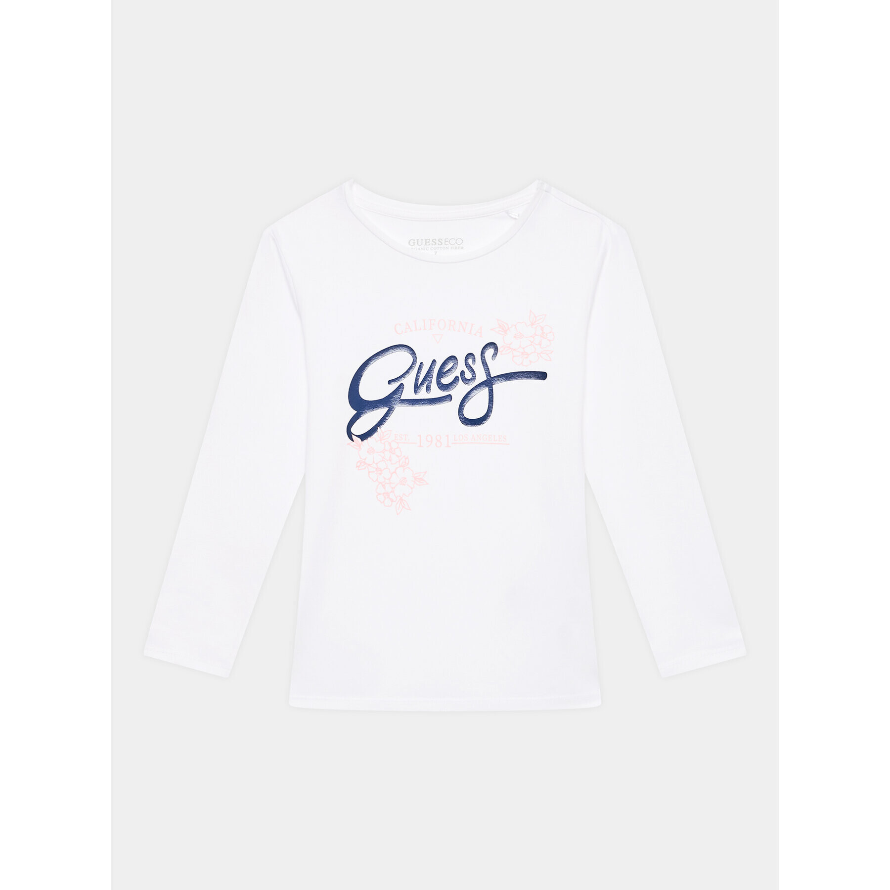 Guess Тишърт J3YI25 K6YW4 Бял Regular Fit - Pepit.bg