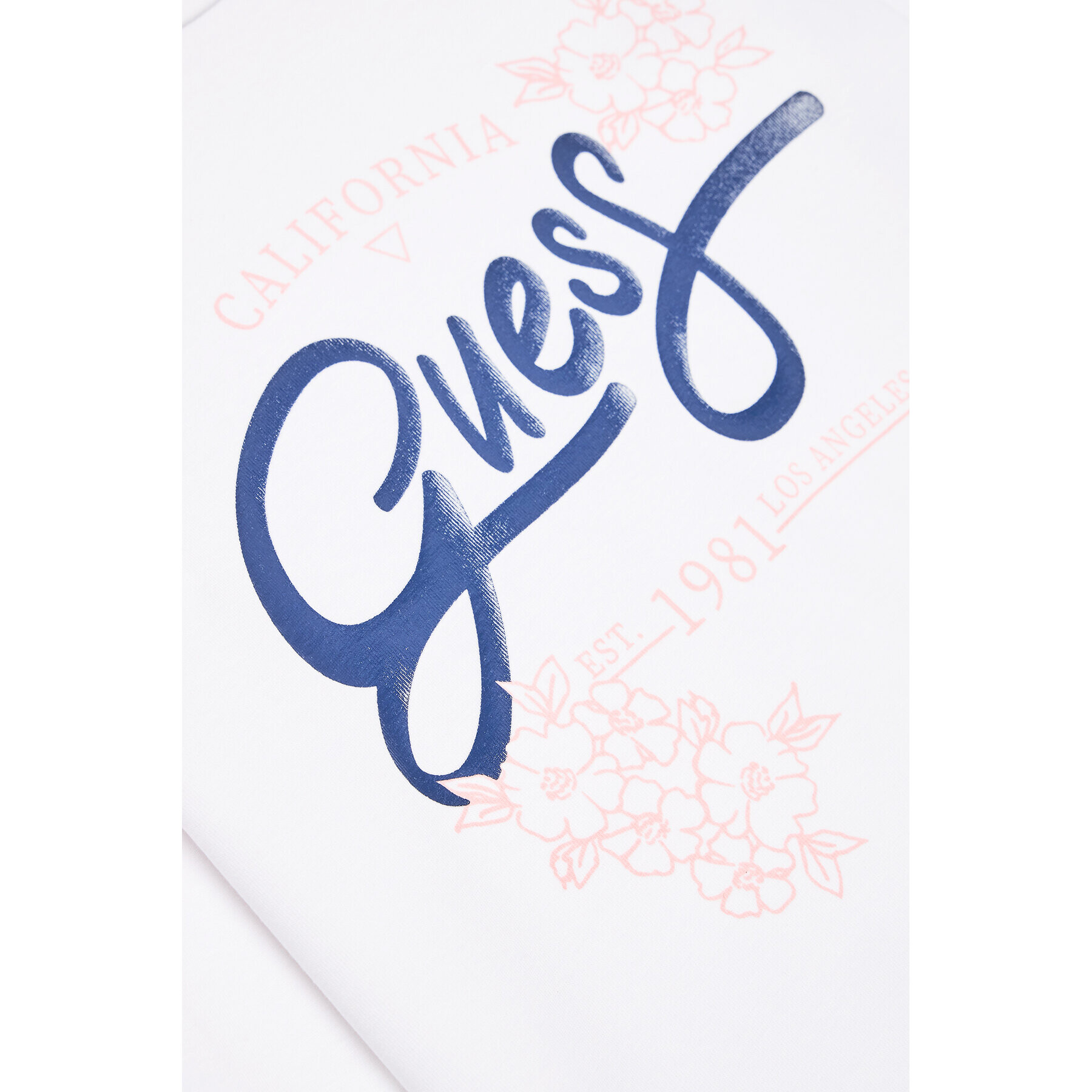 Guess Тишърт J3YI25 K6YW4 Бял Regular Fit - Pepit.bg
