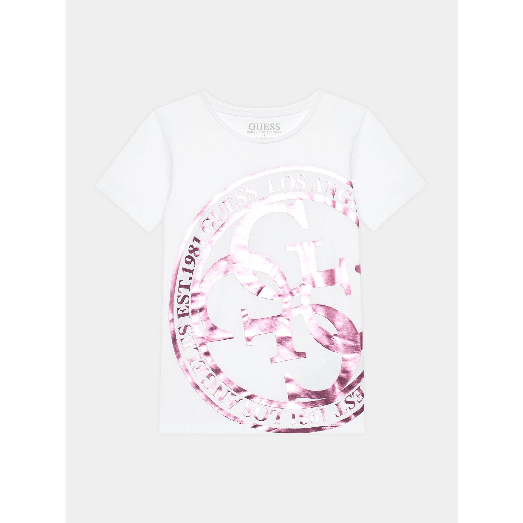 Guess Тишърт J4RI02 K6YW4 Бял Regular Fit - Pepit.bg