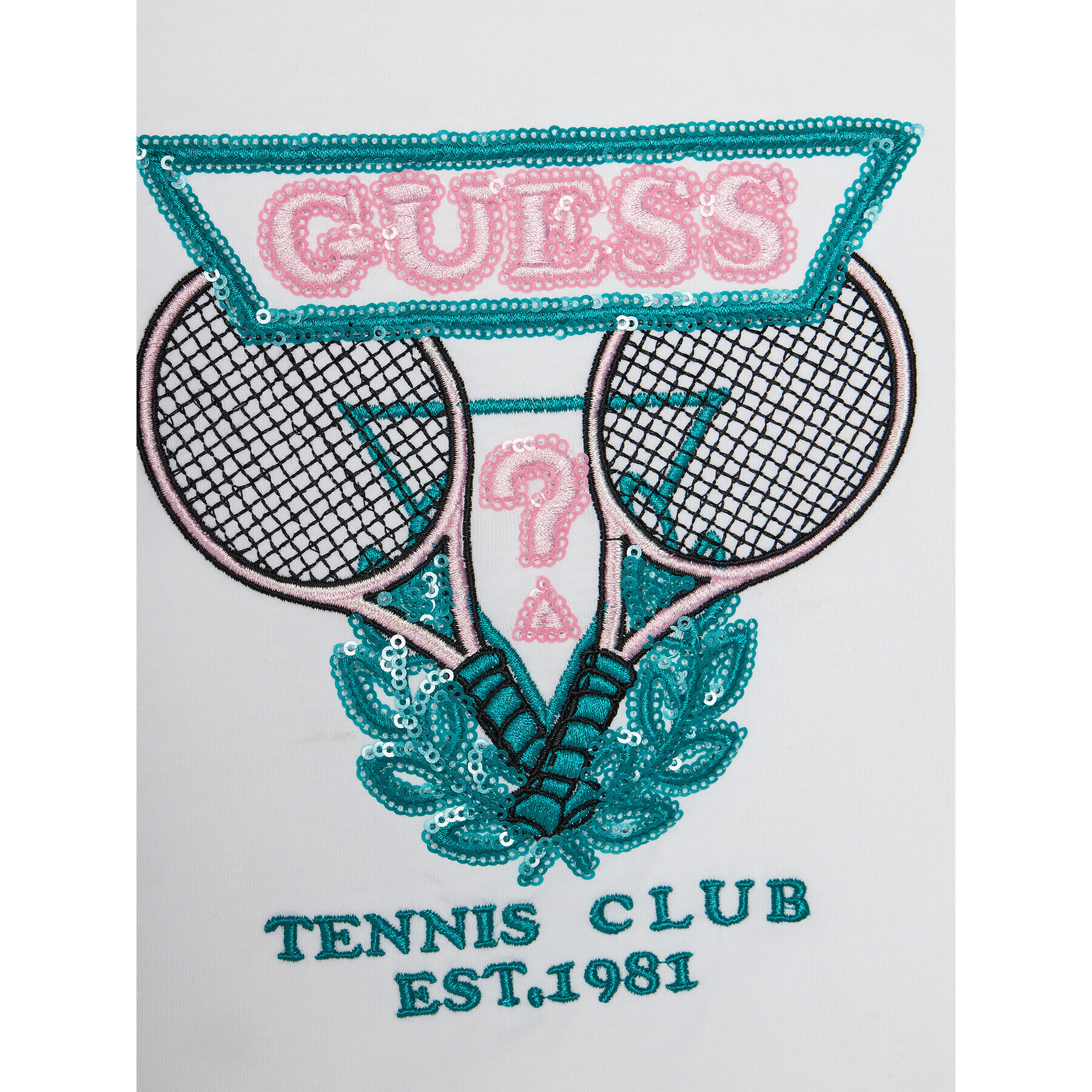 Guess Тишърт J4RI05 K6YW4 Бял Regular Fit - Pepit.bg