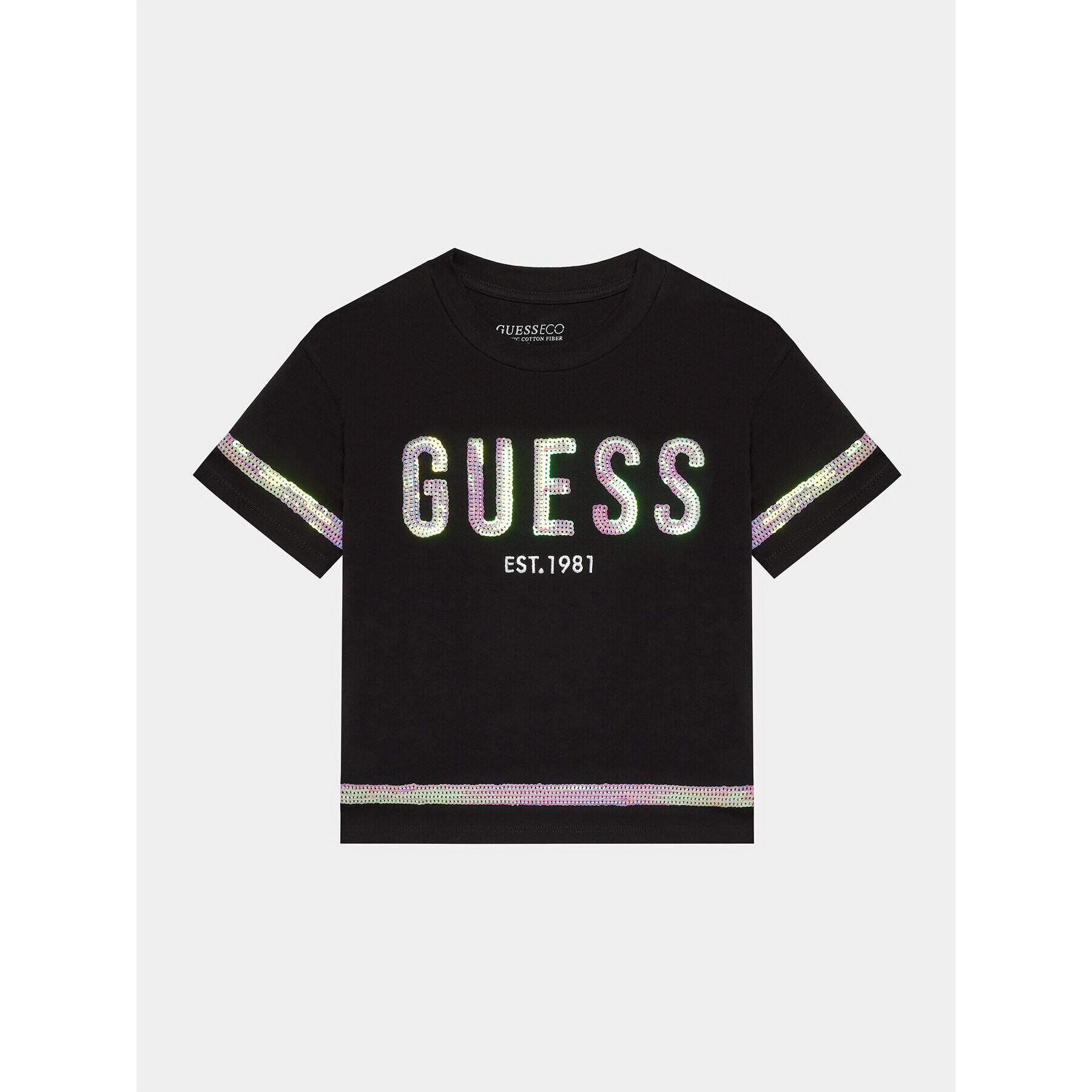 Guess Тишърт J4RI08 K6YW4 Черен Regular Fit - Pepit.bg