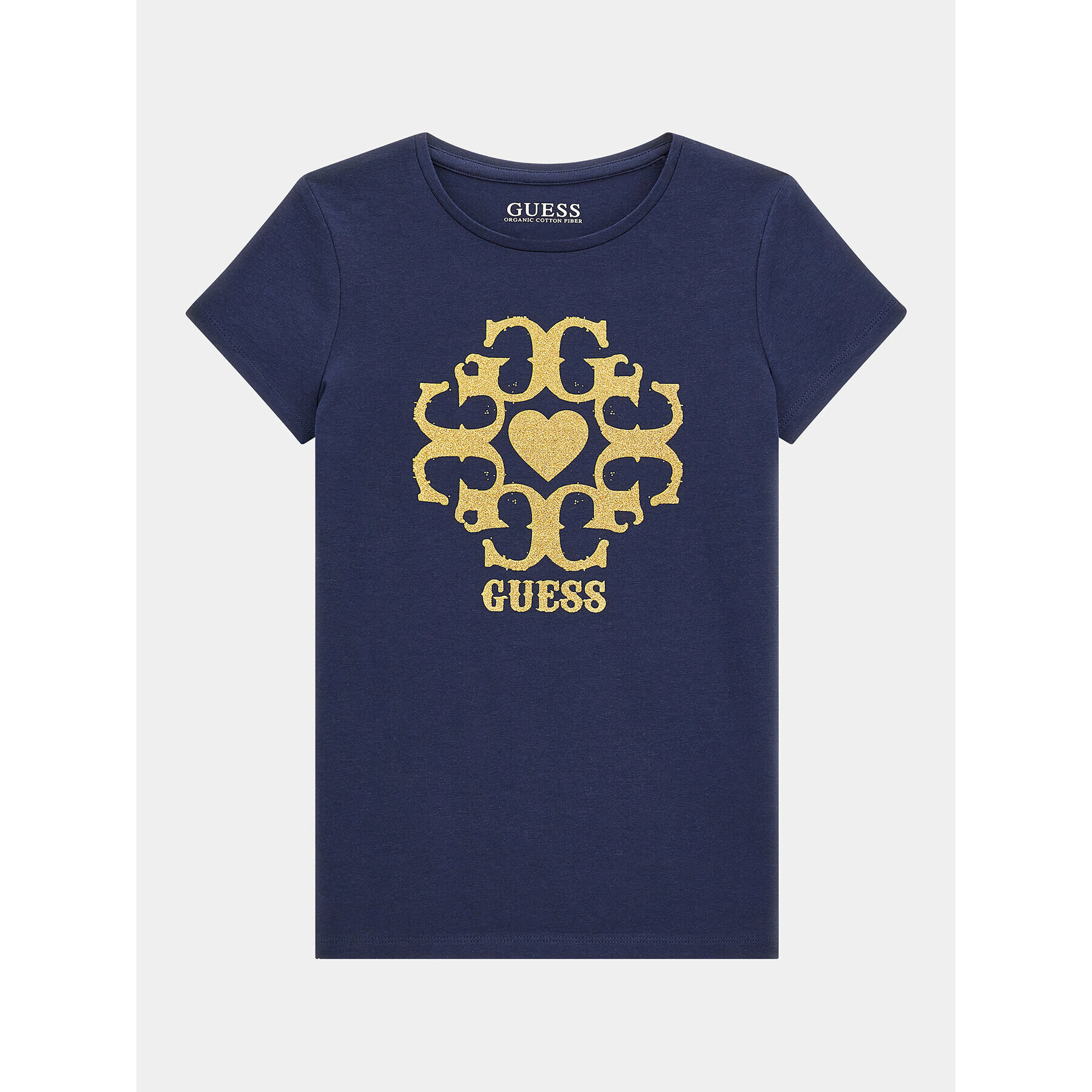 Guess Тишърт J4RI17 K6YW4 Тъмносин Regular Fit - Pepit.bg