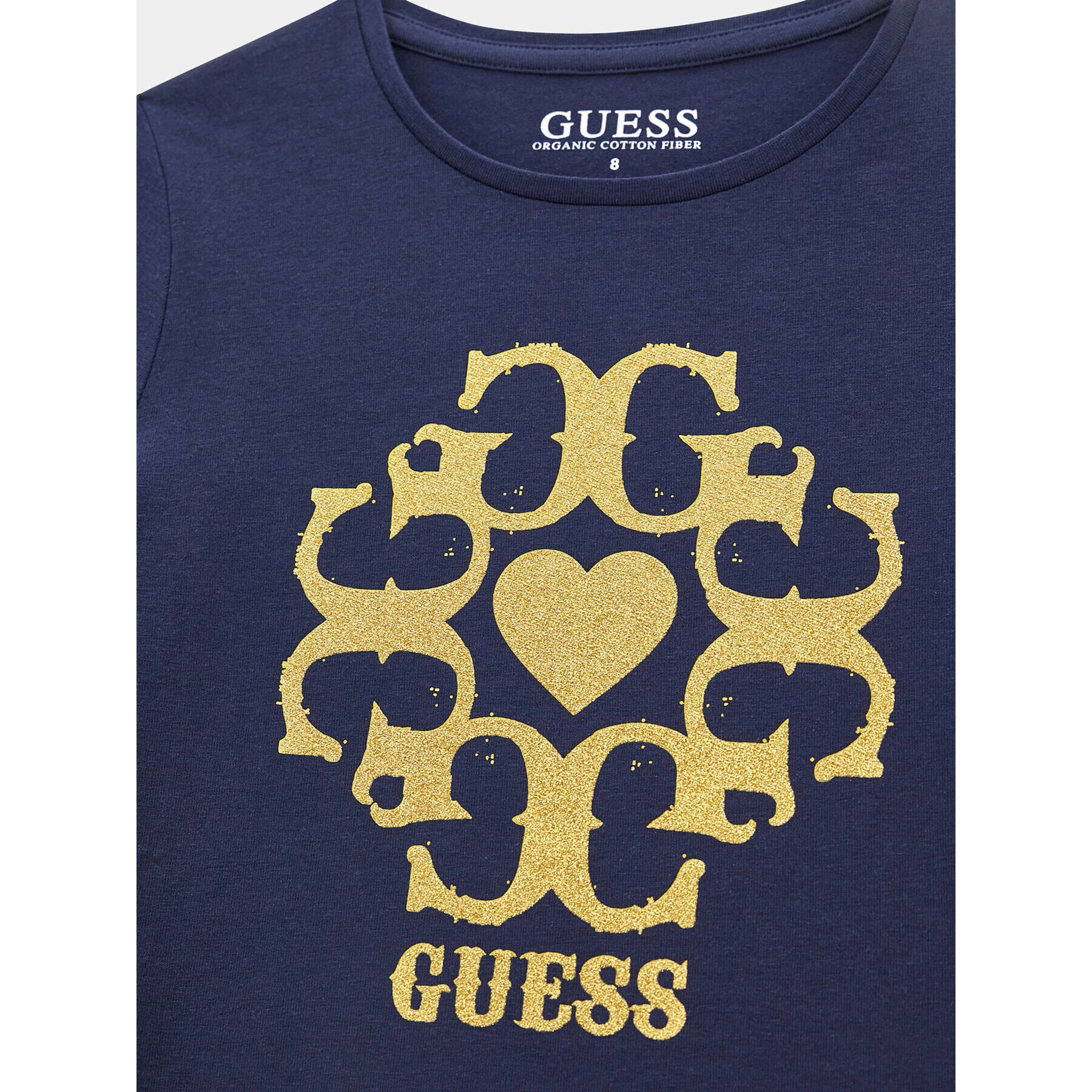 Guess Тишърт J4RI17 K6YW4 Тъмносин Regular Fit - Pepit.bg