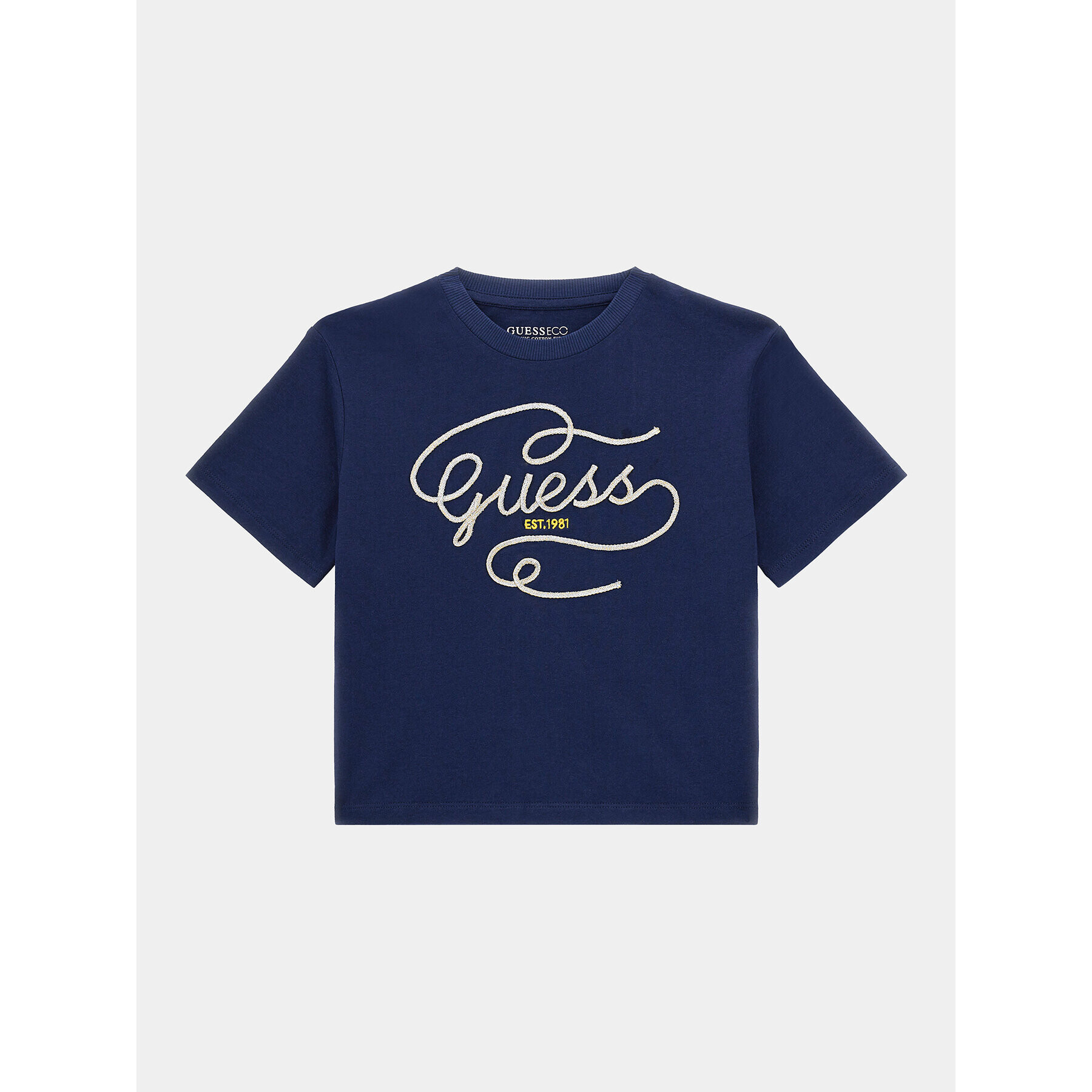 Guess Тишърт J4RI18 K8HM4 Тъмносин Regular Fit - Pepit.bg