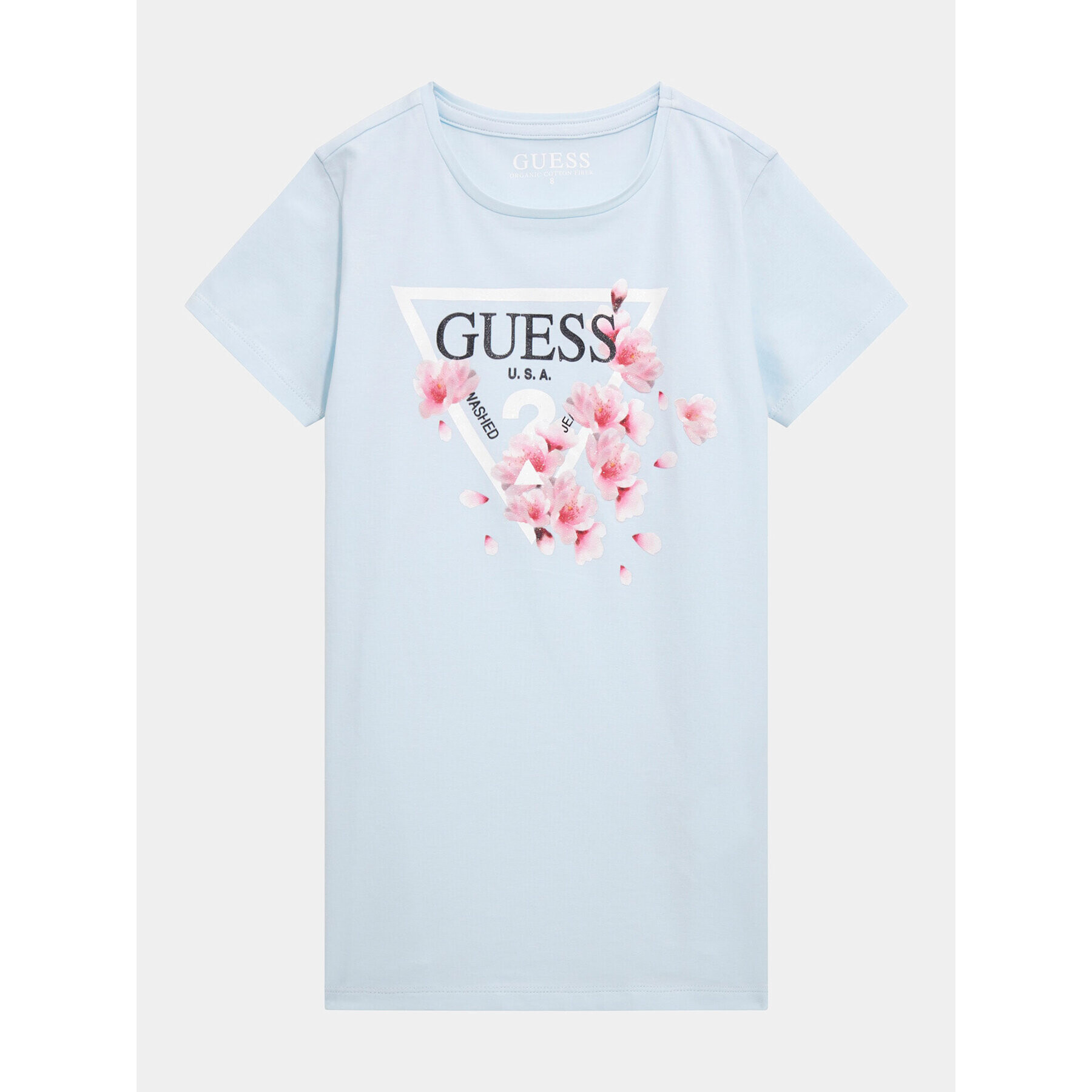 Guess Тишърт J4RI29 K6YW4 Син Regular Fit - Pepit.bg