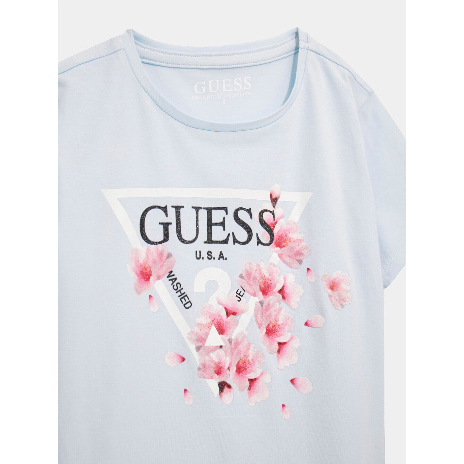 Guess Тишърт J4RI29 K6YW4 Син Regular Fit - Pepit.bg