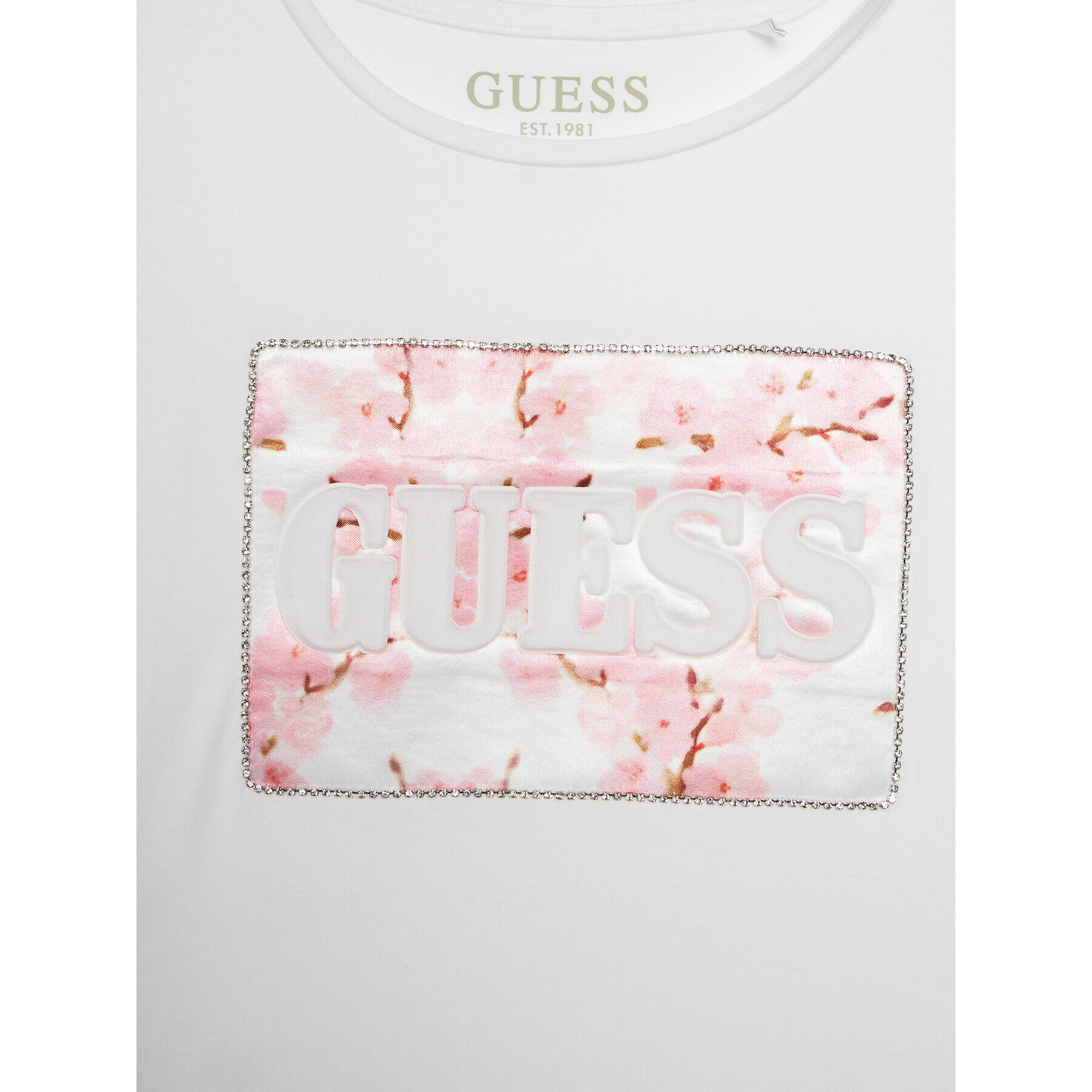 Guess Тишърт J4RI32 KAPO0 Бял Regular Fit - Pepit.bg