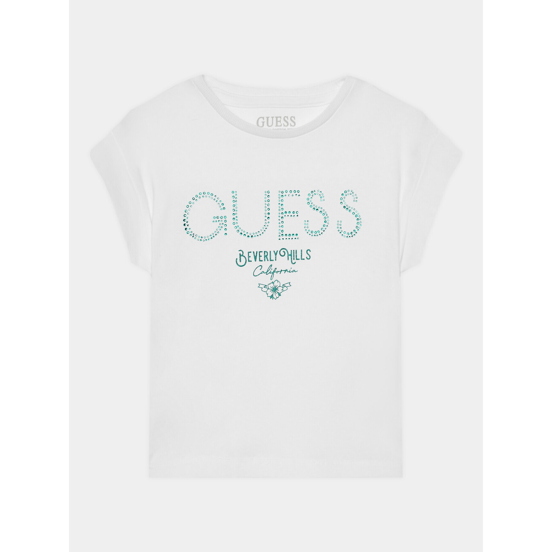 Guess Тишърт J4RI37 J1314 Бял Regular Fit - Pepit.bg