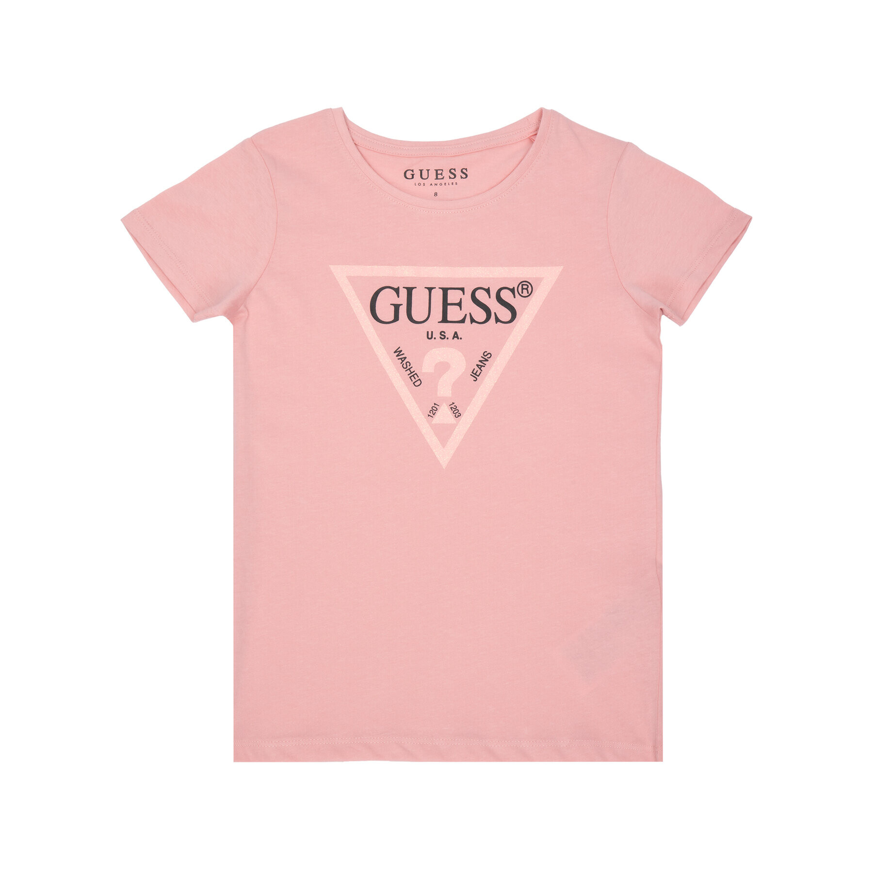 Guess Тишърт J73I56 K5M20 Розов Regular Fit - Pepit.bg