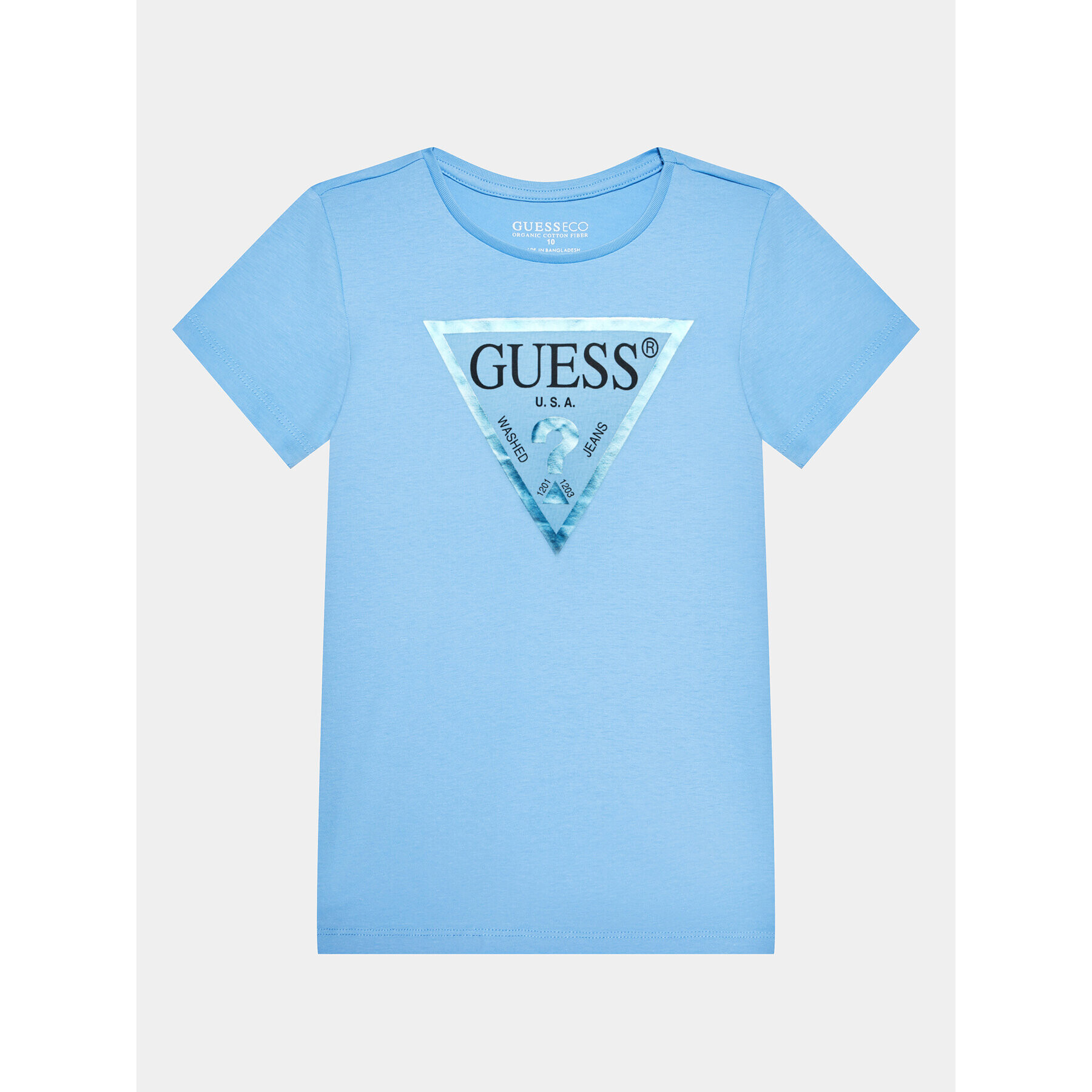 Guess Тишърт J73I56 K8HM0 Син Regular Fit - Pepit.bg