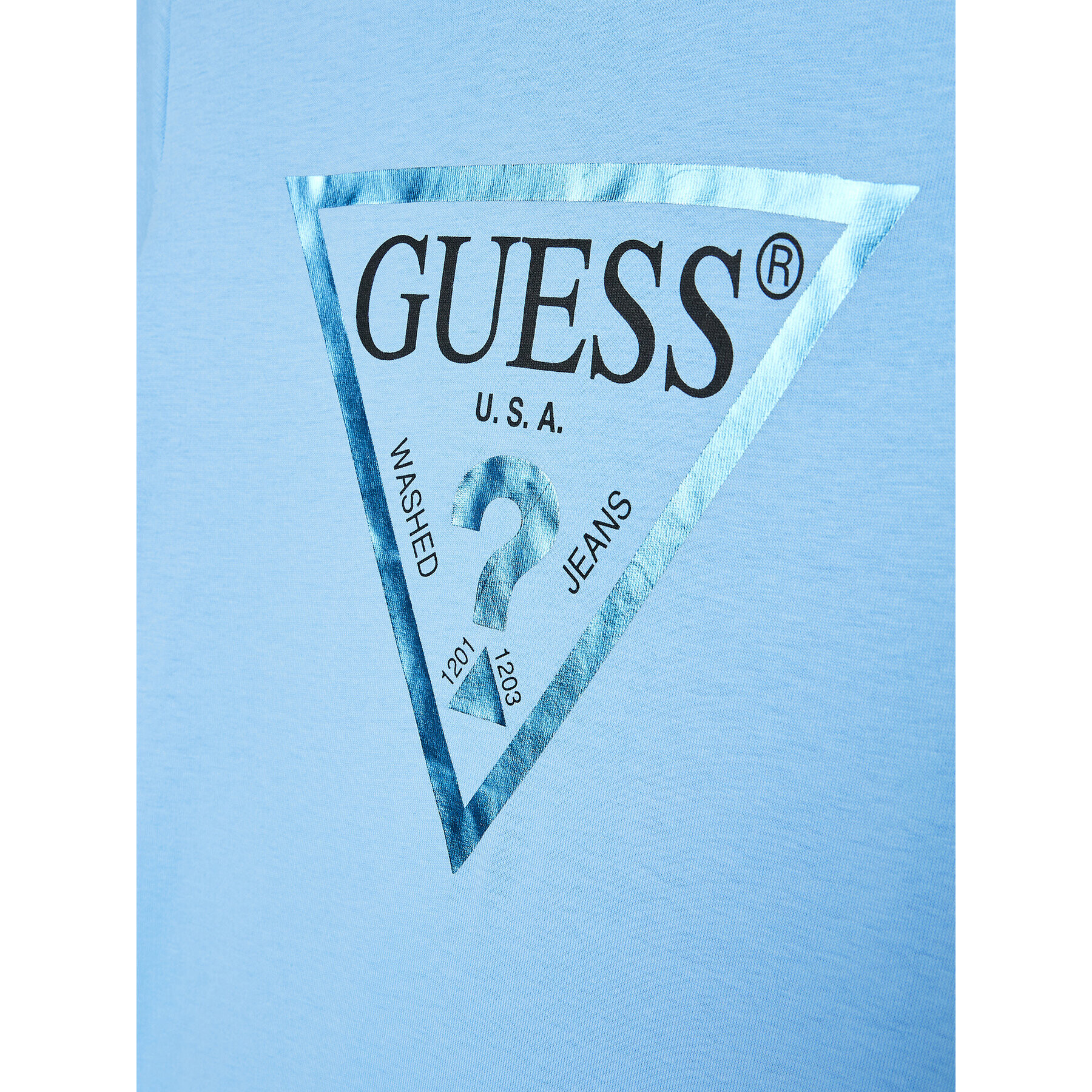 Guess Тишърт J73I56 K8HM0 Син Regular Fit - Pepit.bg