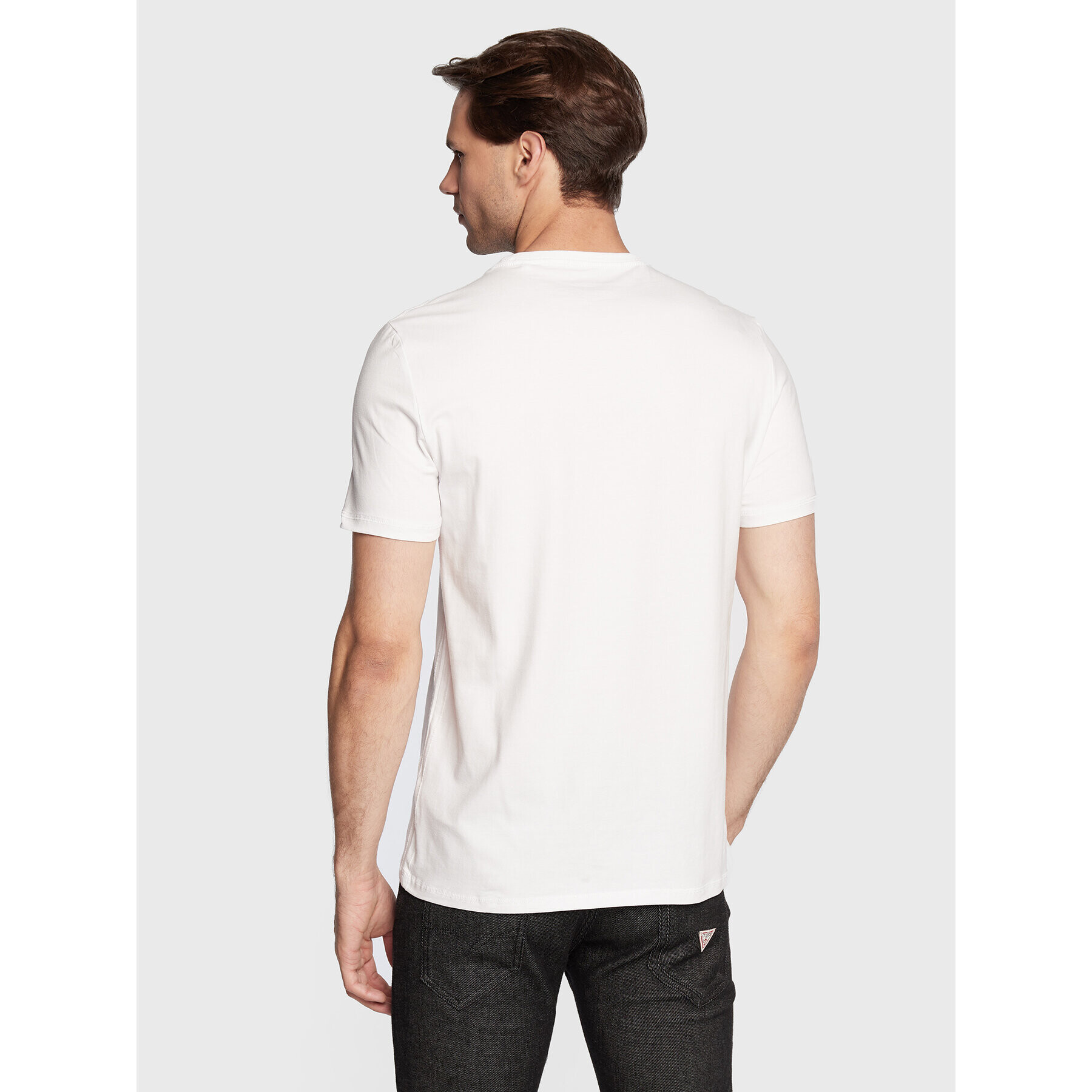 Guess Тишърт Jasin M2BI43 J1314 Бял Slim Fit - Pepit.bg