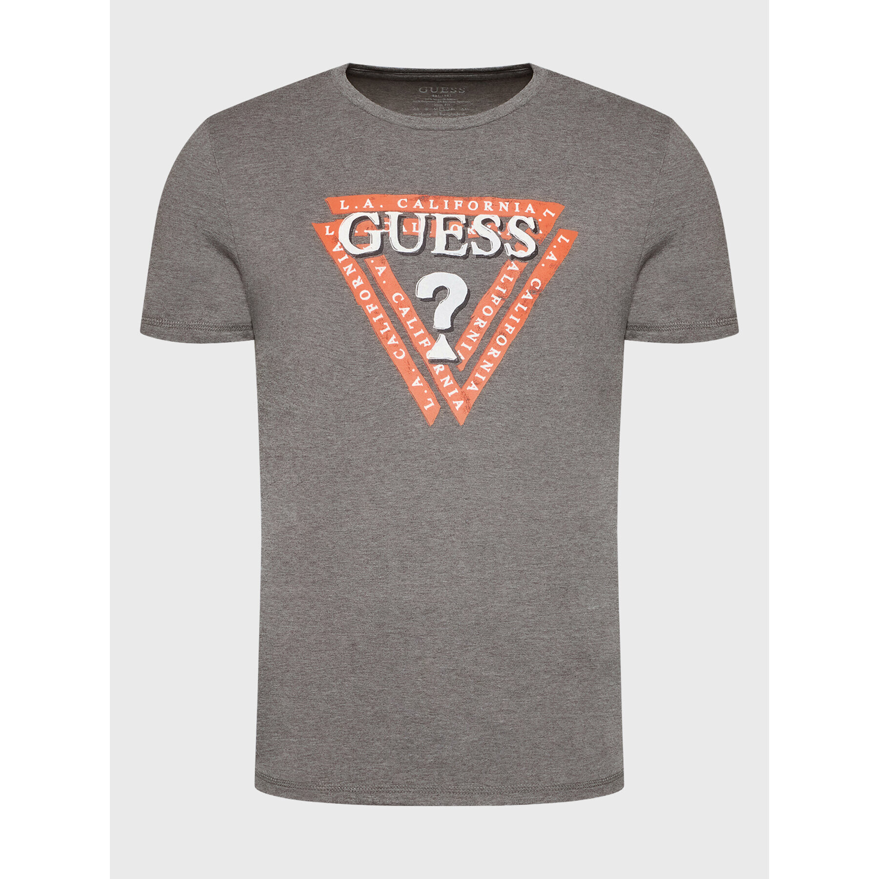 Guess Тишърт Jasin M2BI43 J1314 Сив Slim Fit - Pepit.bg