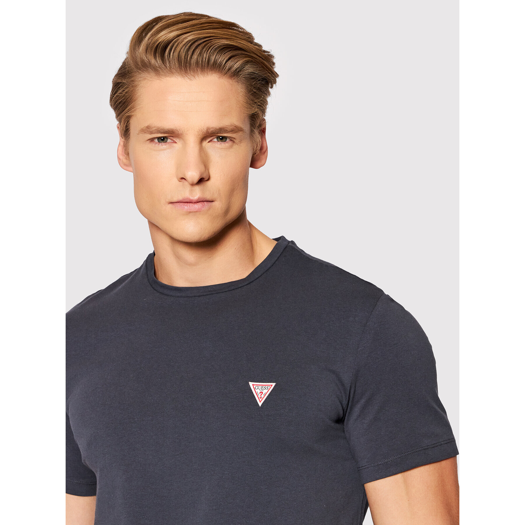 Guess Тишърт Joe Single U2RM00 K6YW1 Сив Regular Fit - Pepit.bg