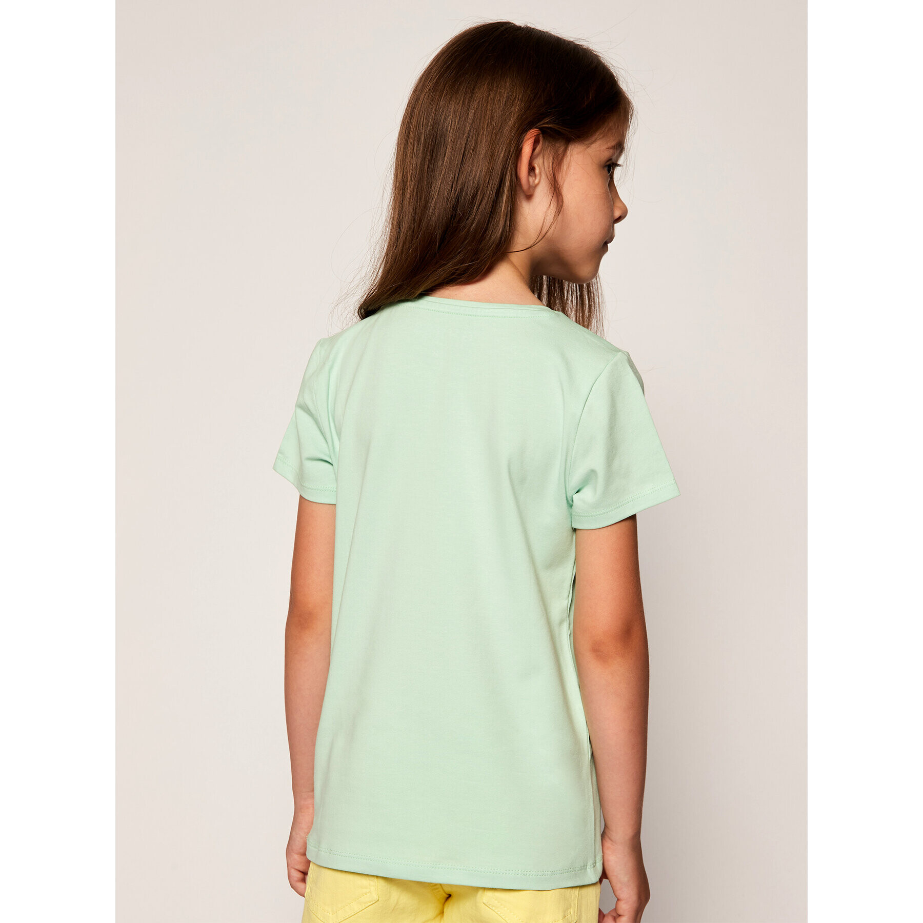 Guess Тишърт K02I00 K6YW0 Зелен Regular Fit - Pepit.bg