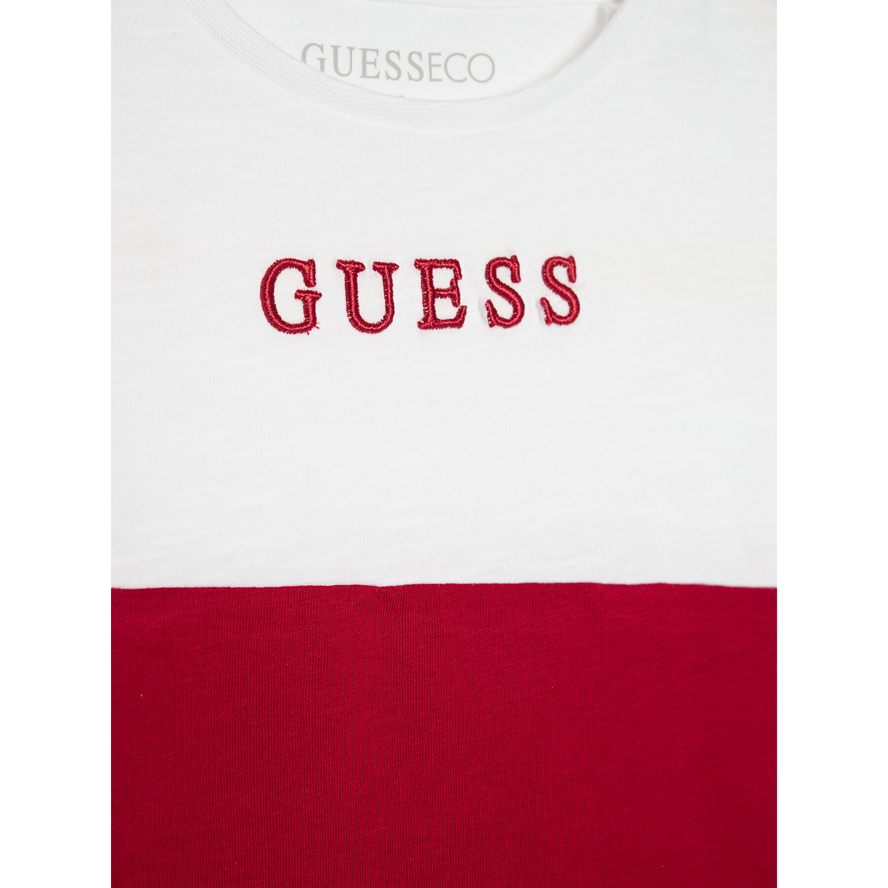 Guess Тишърт K0YK25 K8HM0 Бордо Regular Fit - Pepit.bg