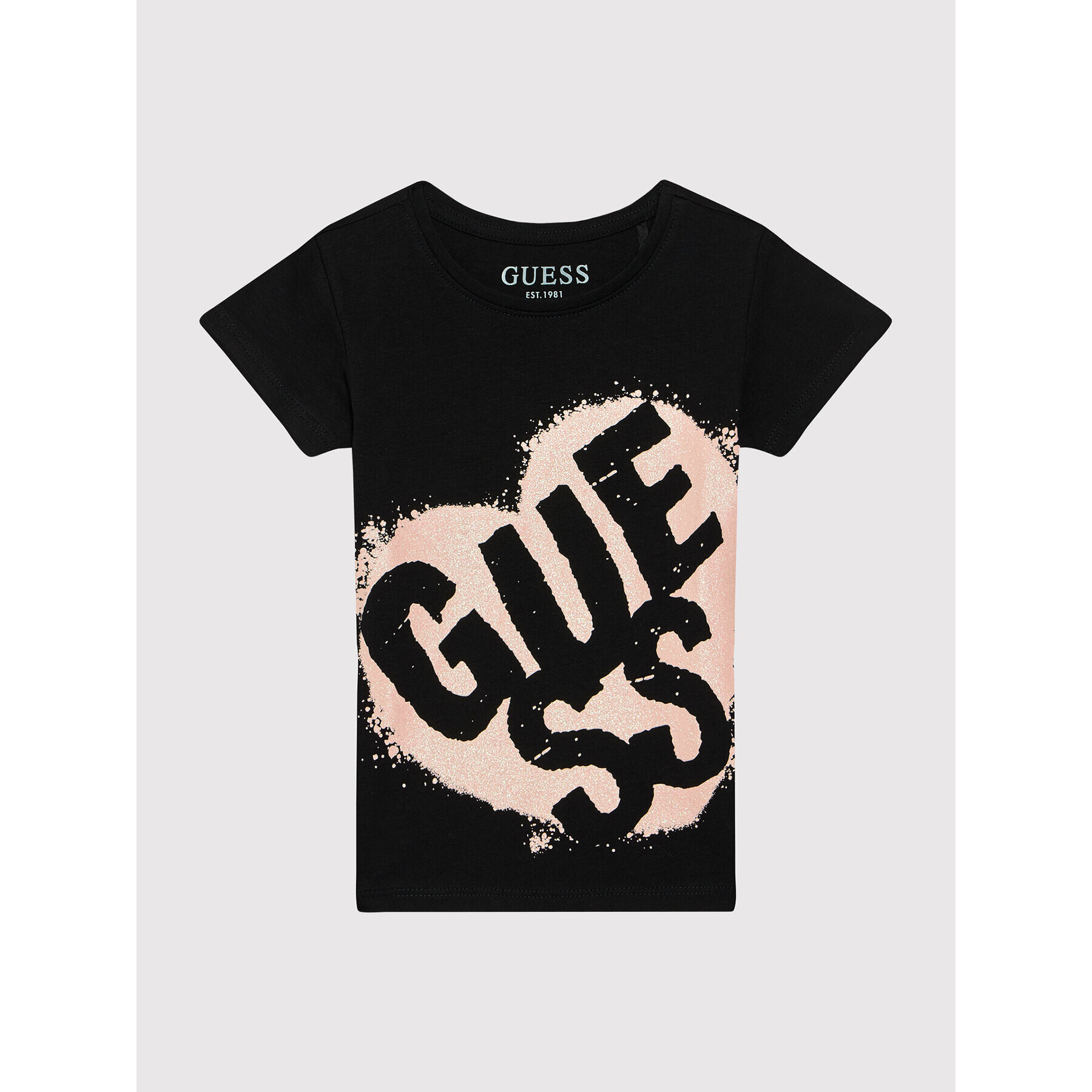 Guess Тишърт K1BI01 J1311 Черен Regular Fit - Pepit.bg