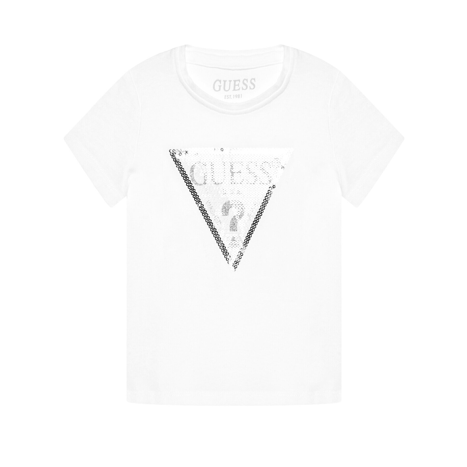 Guess Тишърт K1RI19 K6YW1 Бял Regular Fit - Pepit.bg