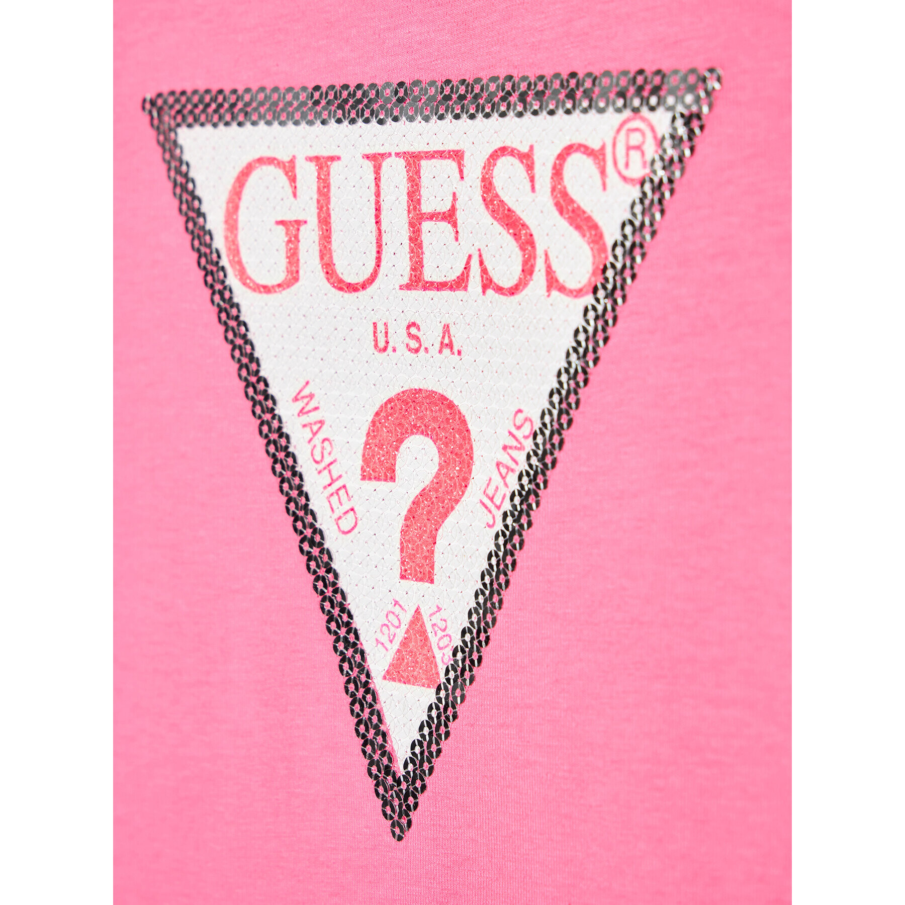 Guess Тишърт K1RI19 K6YW1 Розов Regular Fit - Pepit.bg