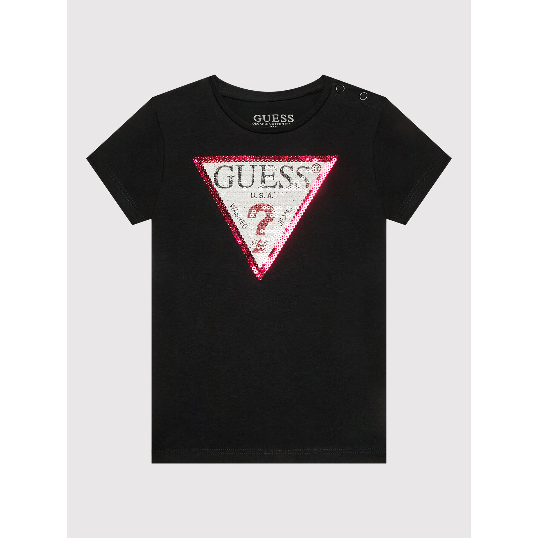 Guess Тишърт K1YI26 K6YW1 Черен Regular Fit - Pepit.bg