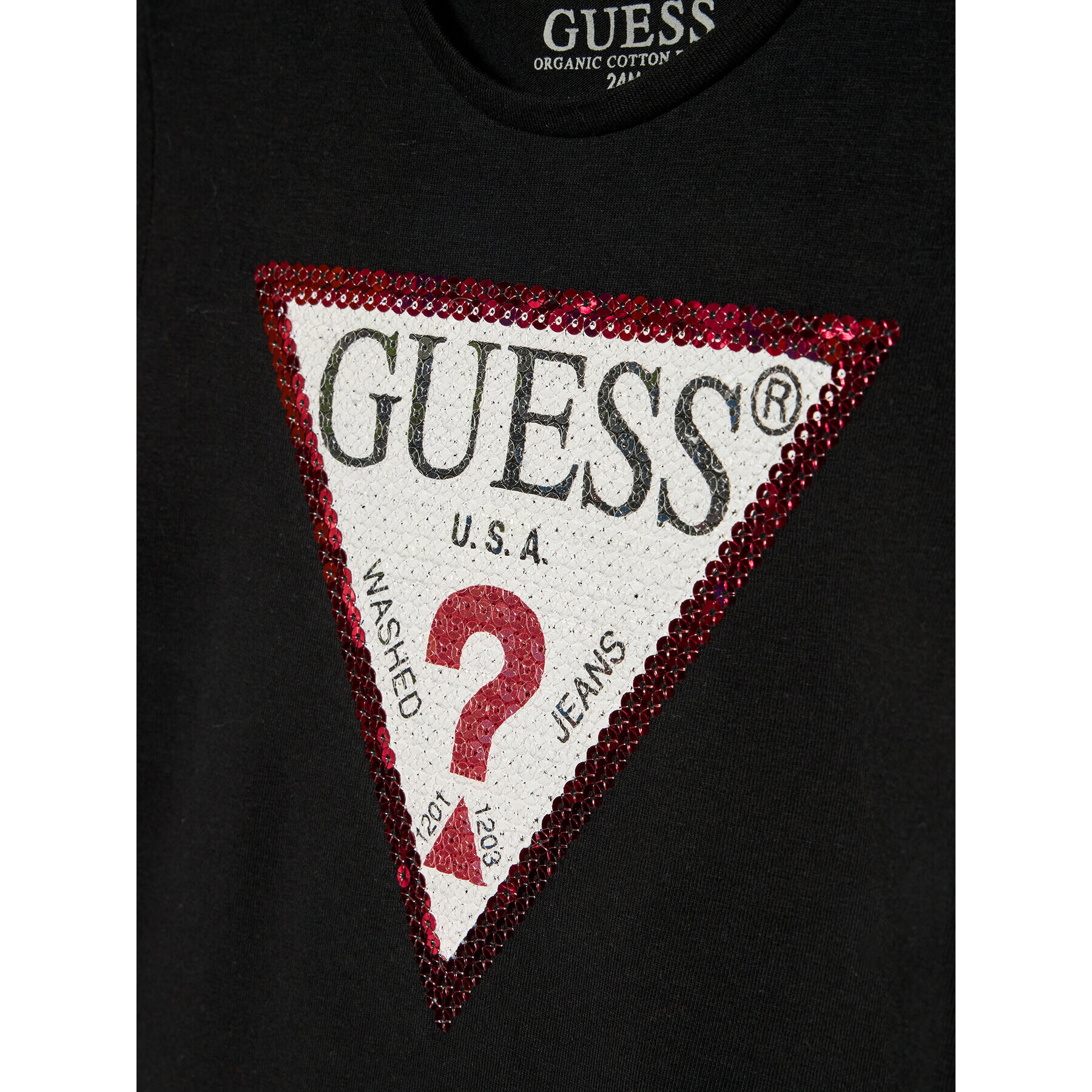 Guess Тишърт K1YI26 K6YW1 Черен Regular Fit - Pepit.bg